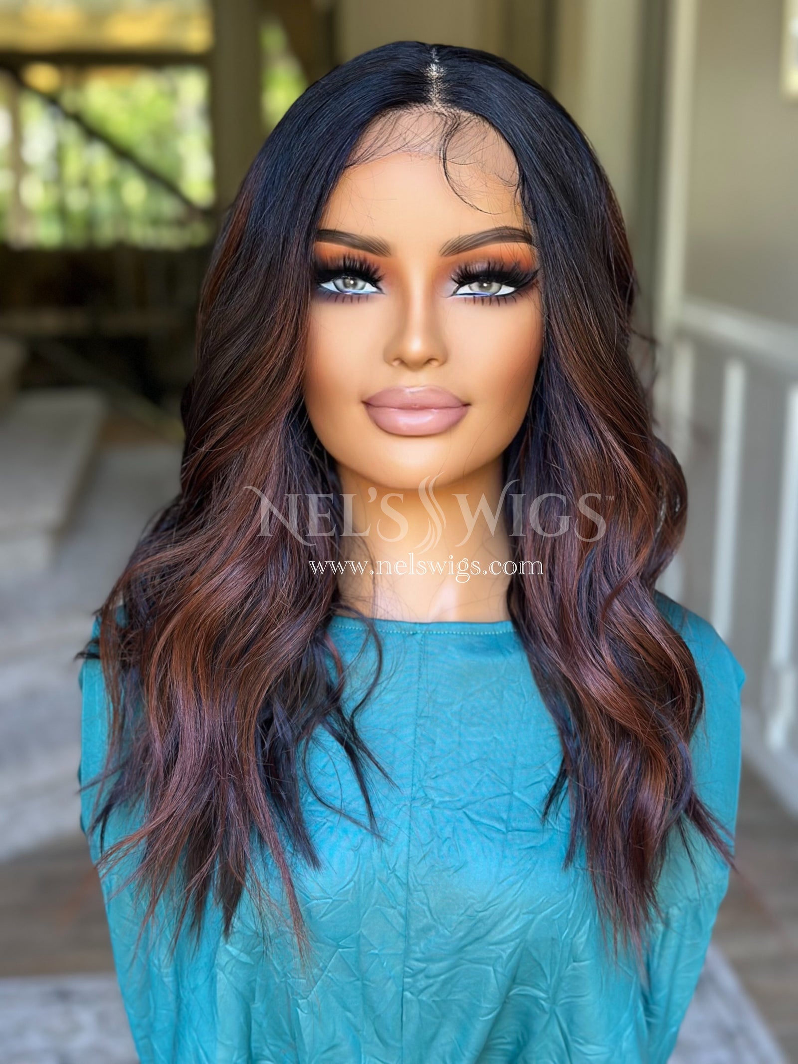 Ariana 09 - Black with Dark Copper Highlights