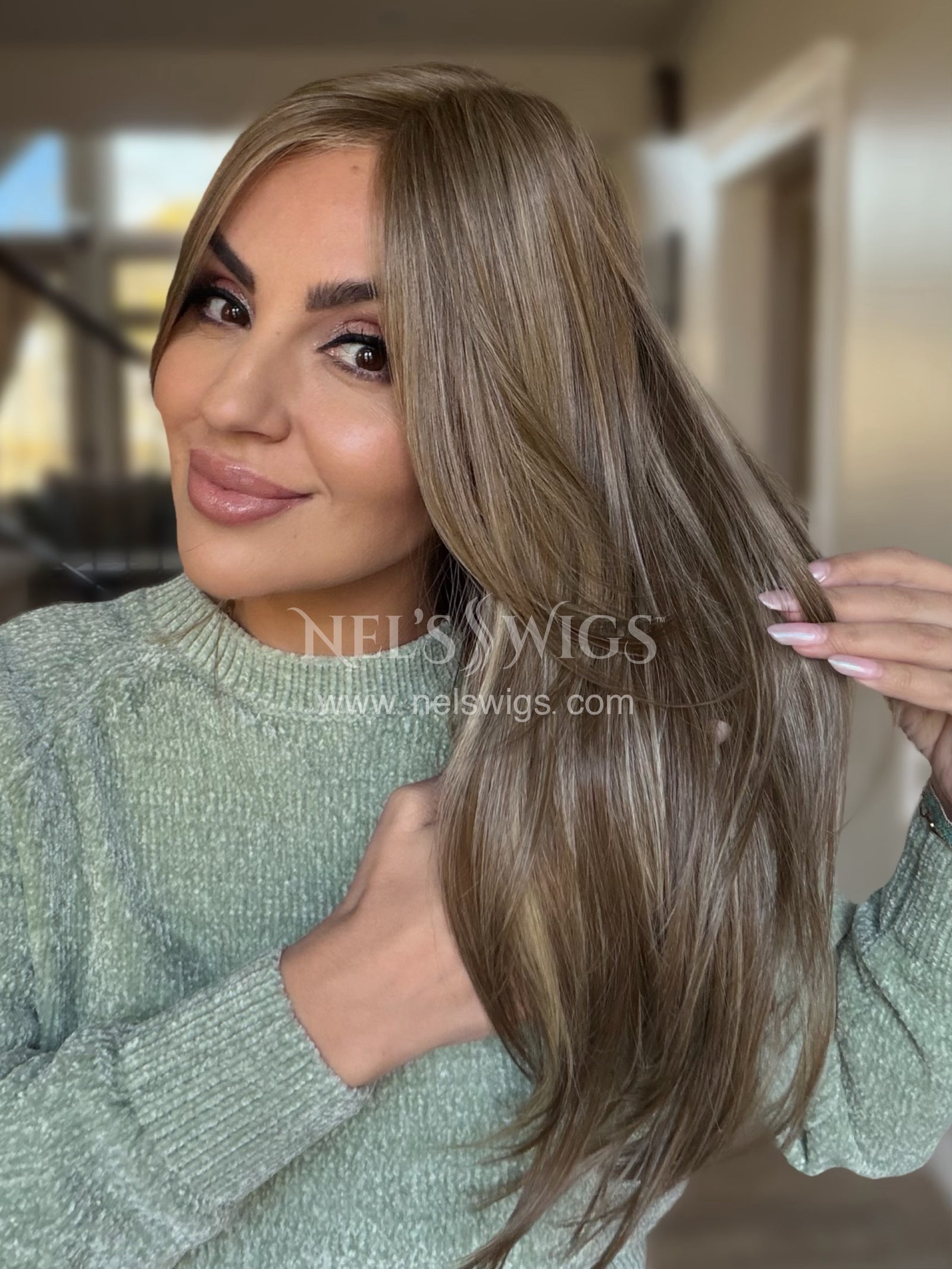 Shara 02 - Monofilament - Light Brunette & Blonde Mix