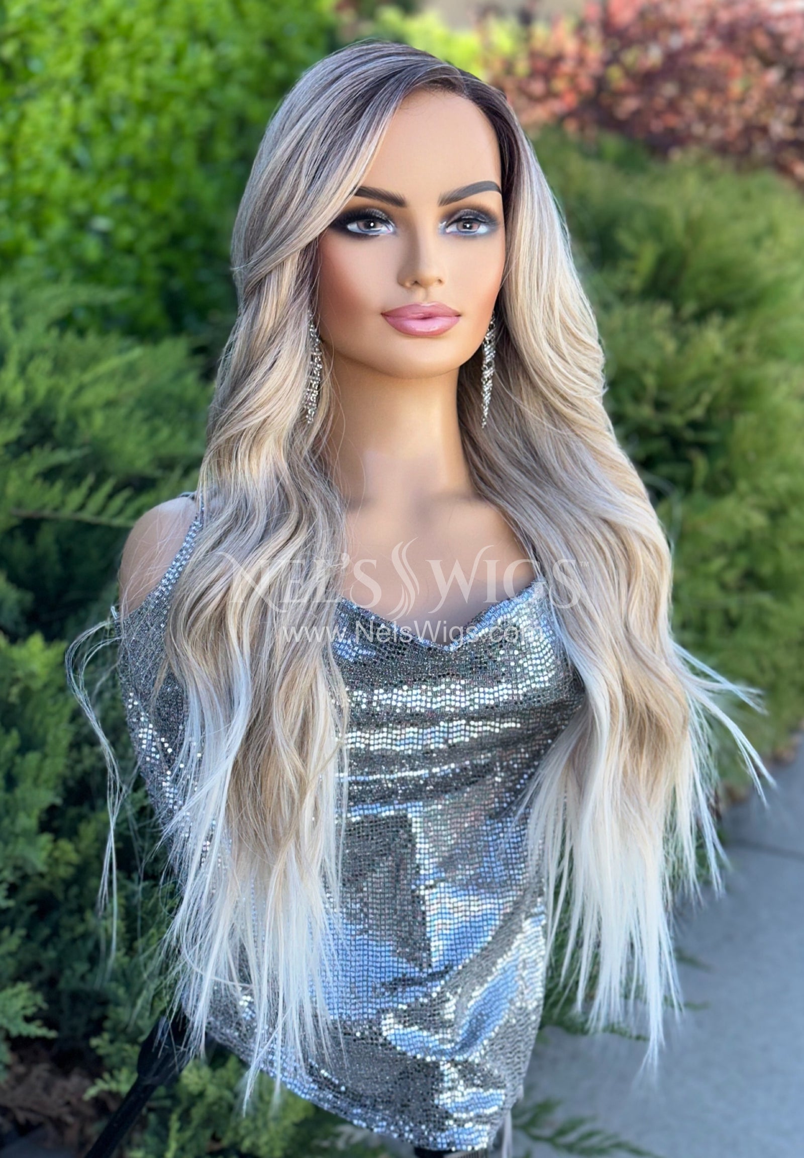 Bianca 03 - Cream and Icy Blonde  with Front Layers