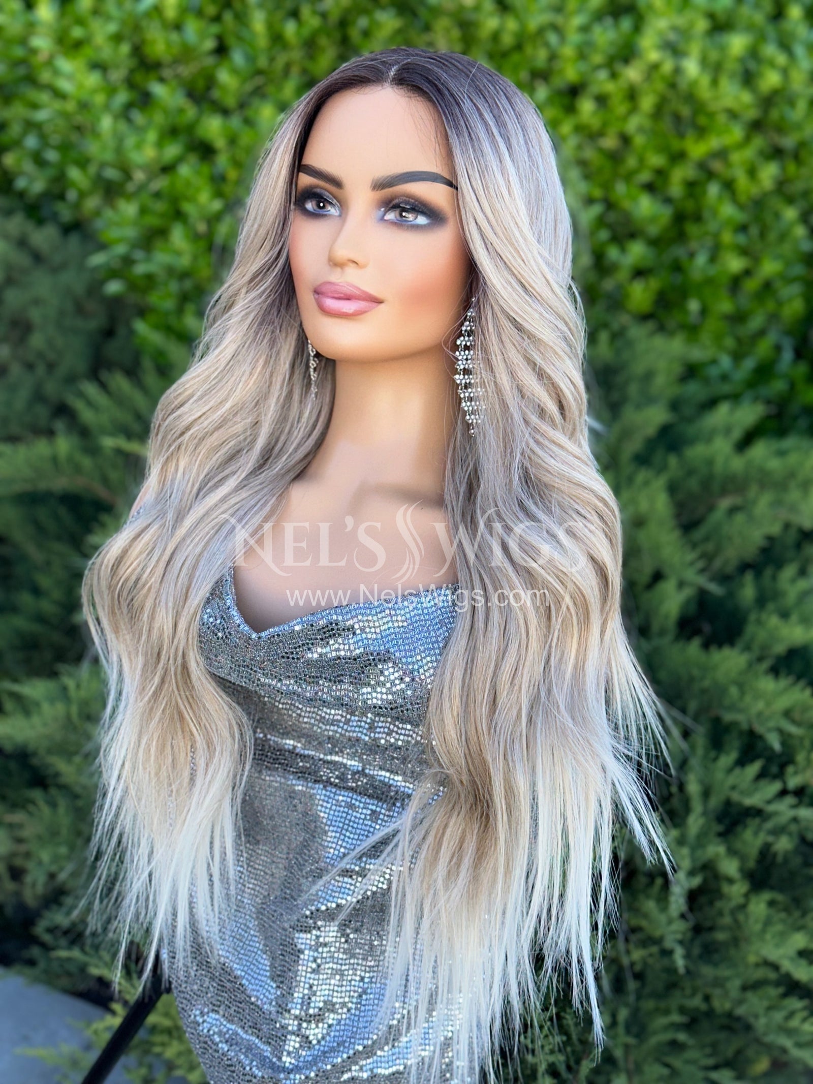 Bianca 03 - Cream and Icy Blonde  with Front Layers