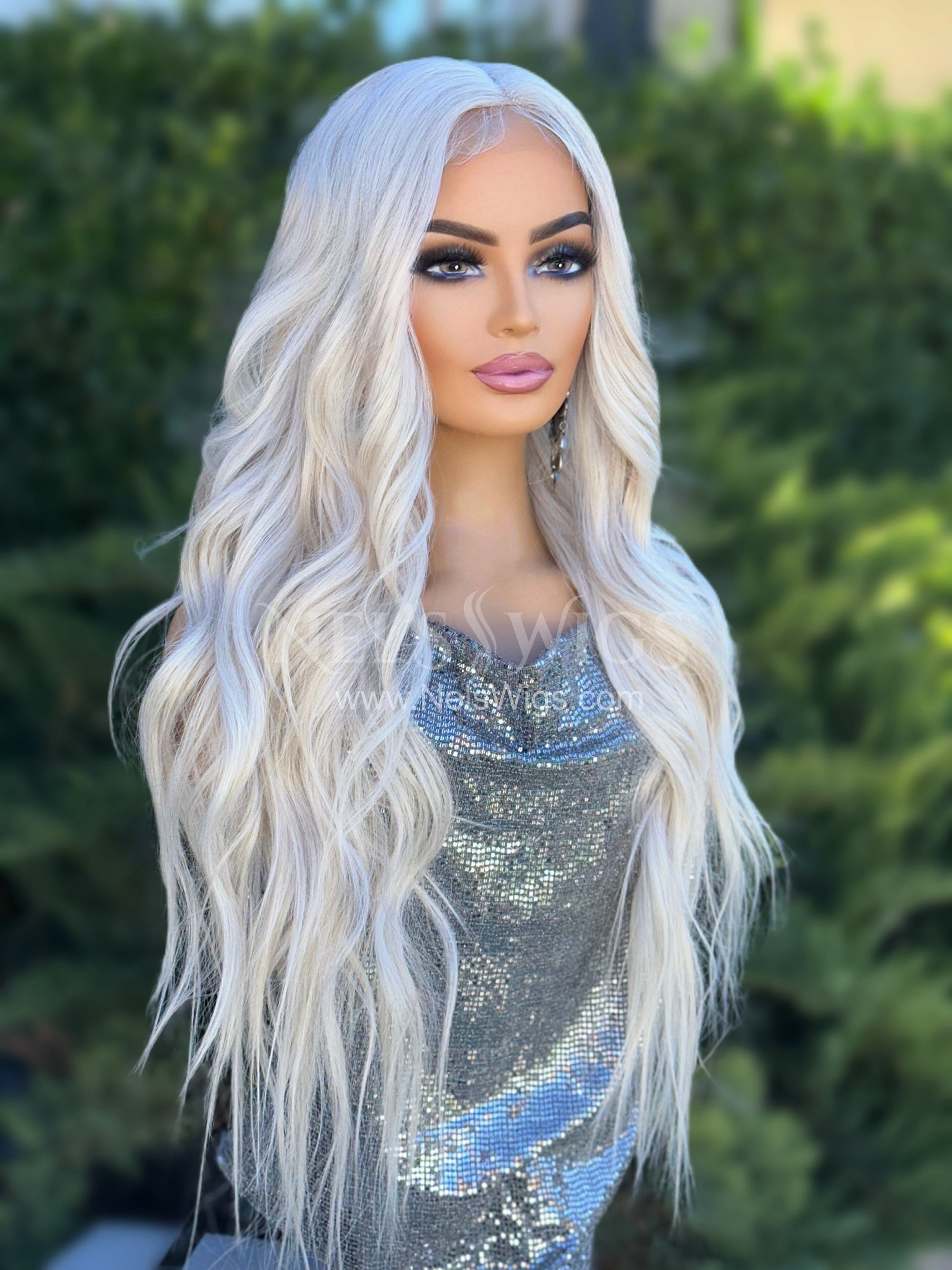 Bianca - Ice and Warm Blonde Blended with Front Layers