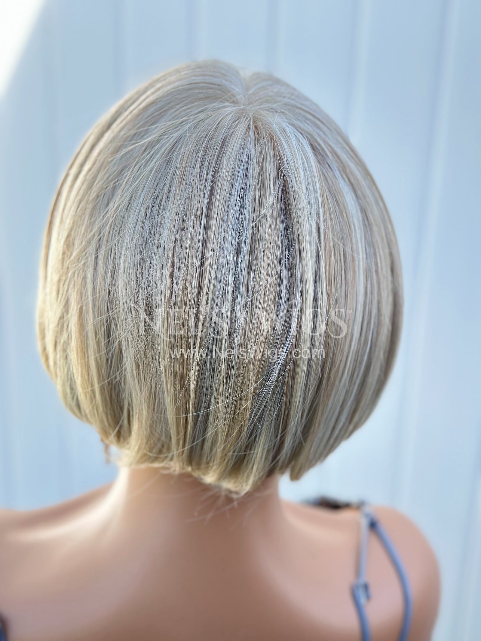 Audra - Monofilament - Cream and Icy Blonde Mix