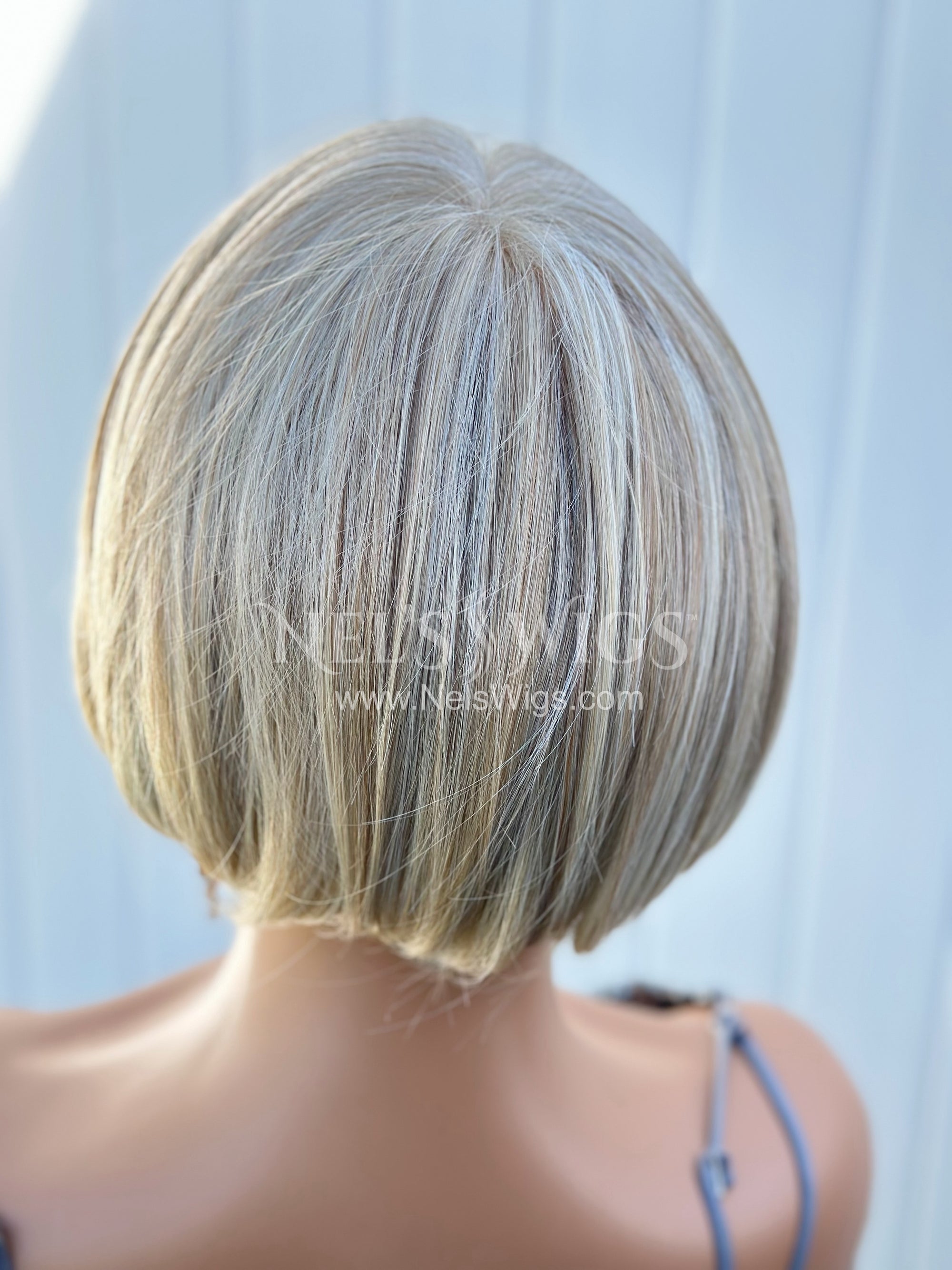 Audra - Monofilament / Cream and Icy Blonde Mix