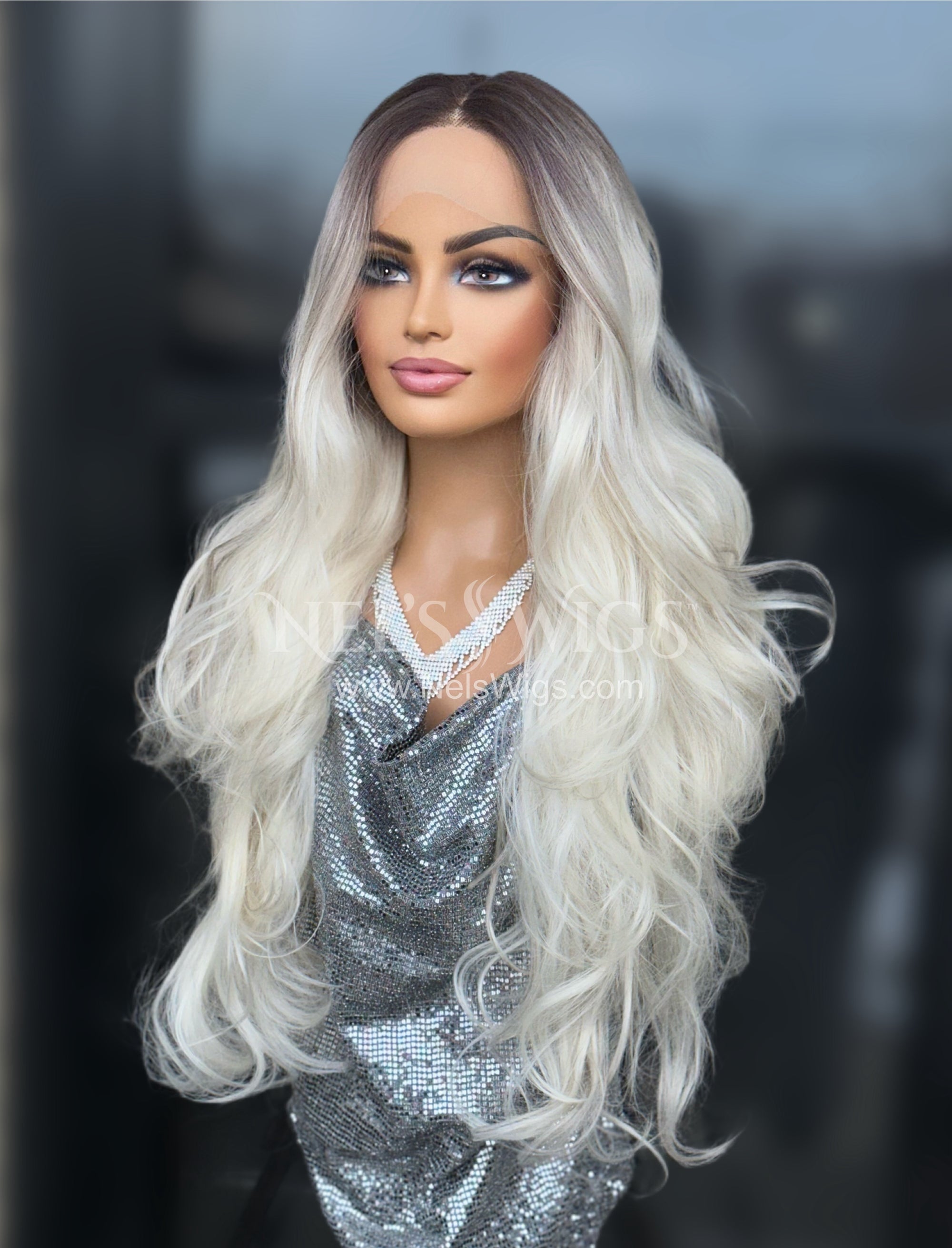 Hope - Icy Blonde with Lowlights