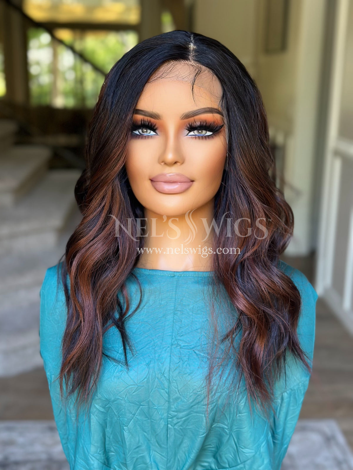 Ariana 09 - Black with Dark Copper Highlights