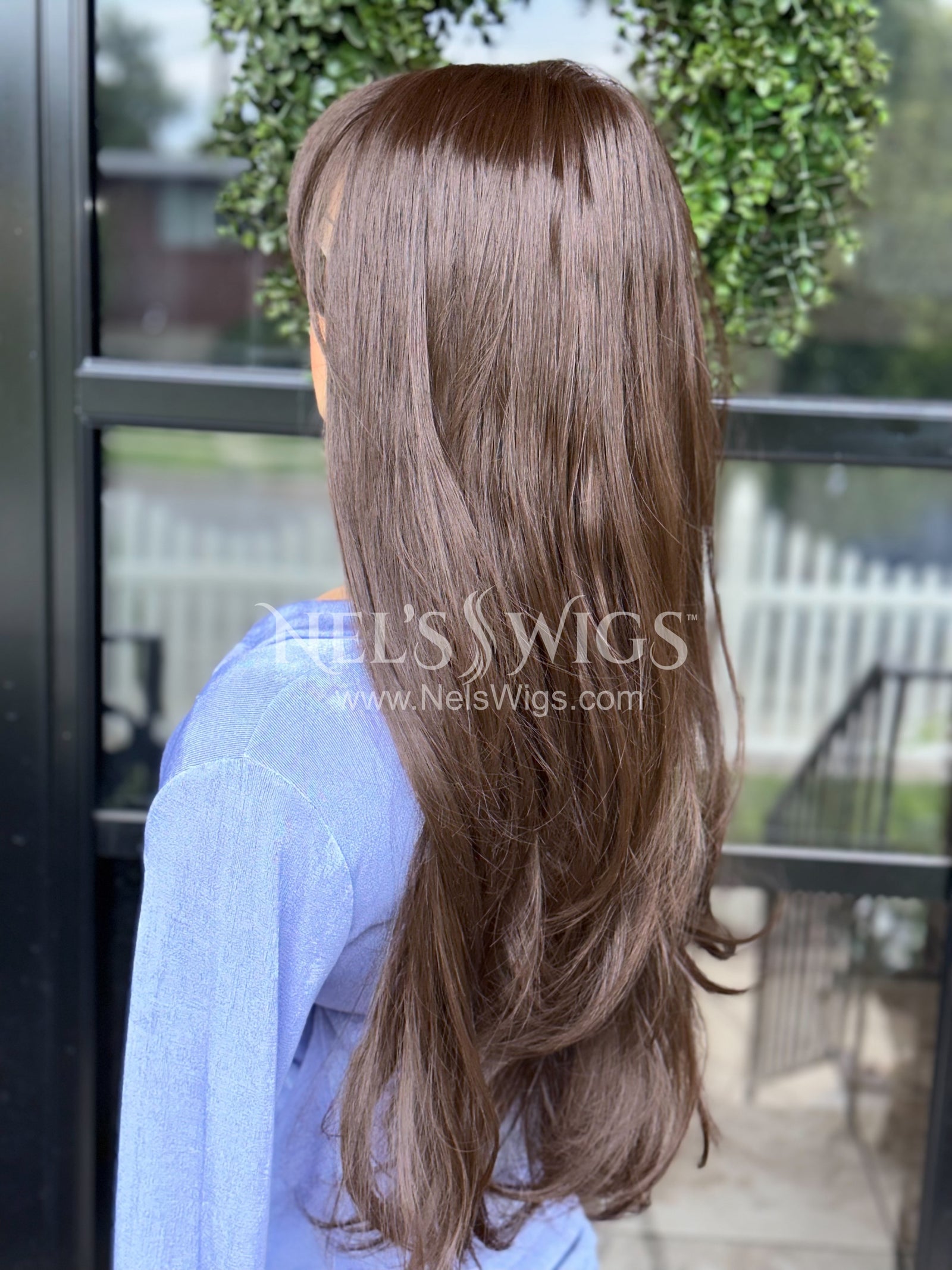 Taylor  - Brunette with Curtain Bangs - FINAL SALE (discontinued)