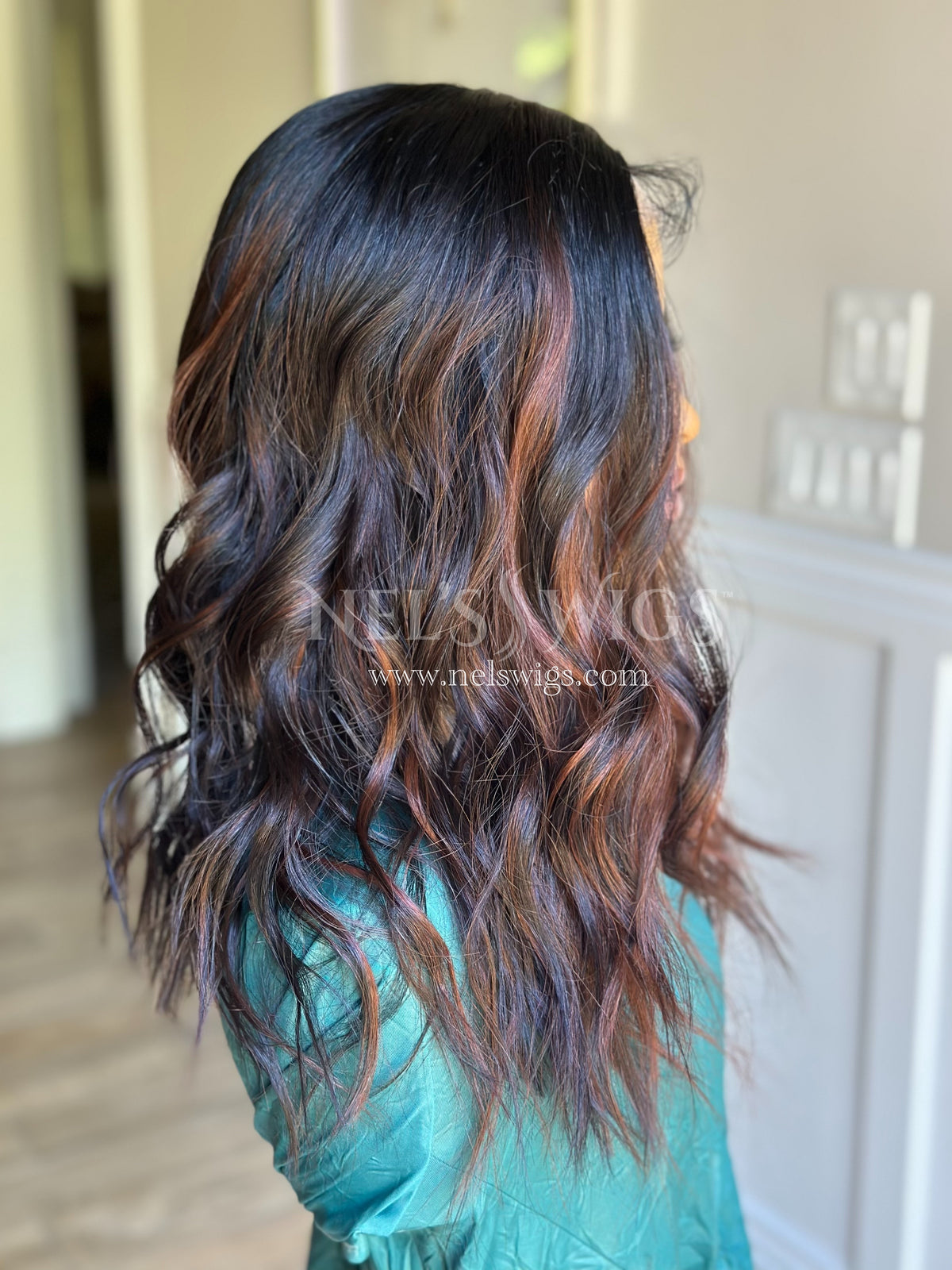 Ariana 09 - Black with Dark Copper Highlights