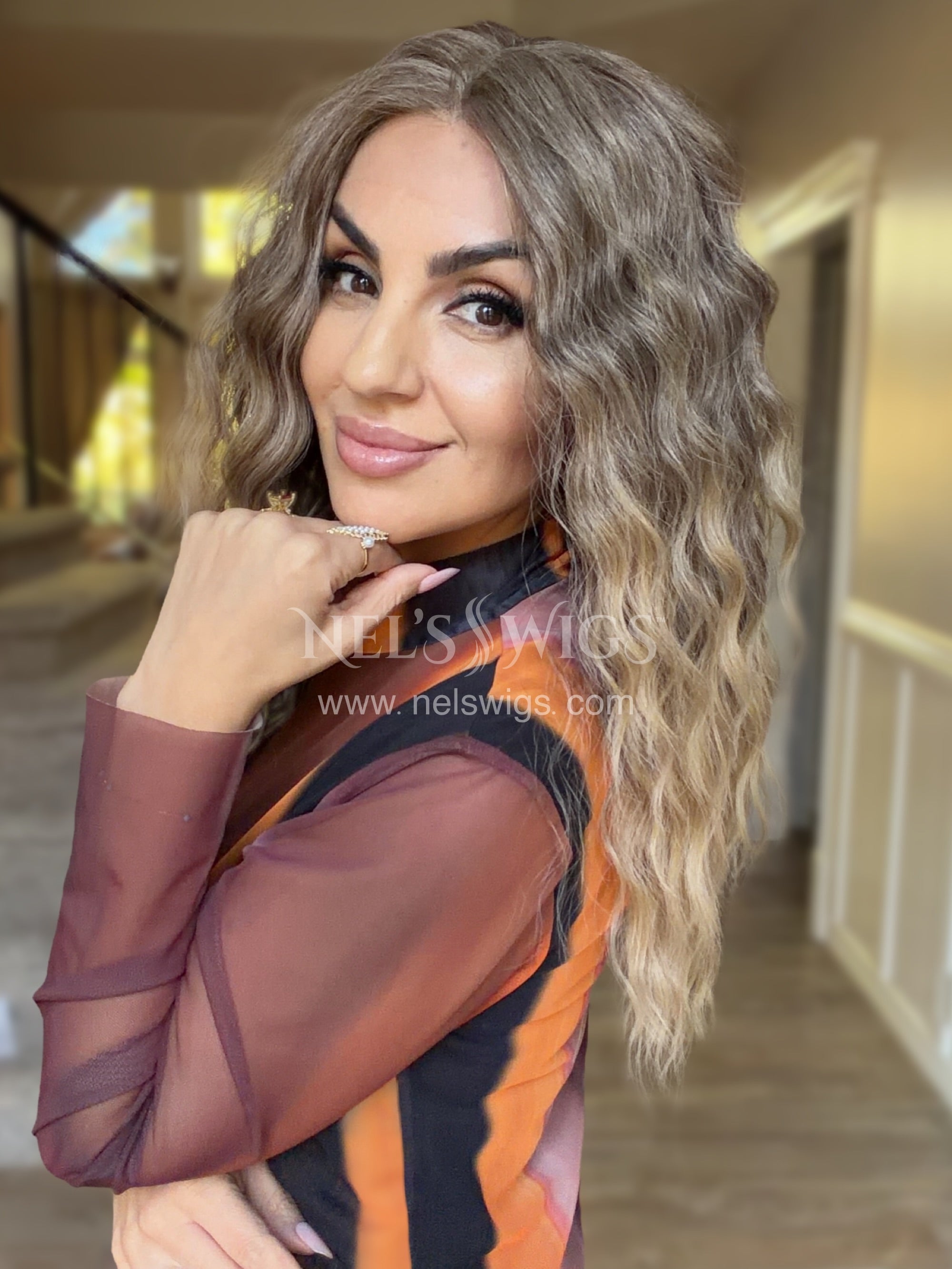 Ocean 07 - 23” - Light Smokey Brown and Medium Blonde