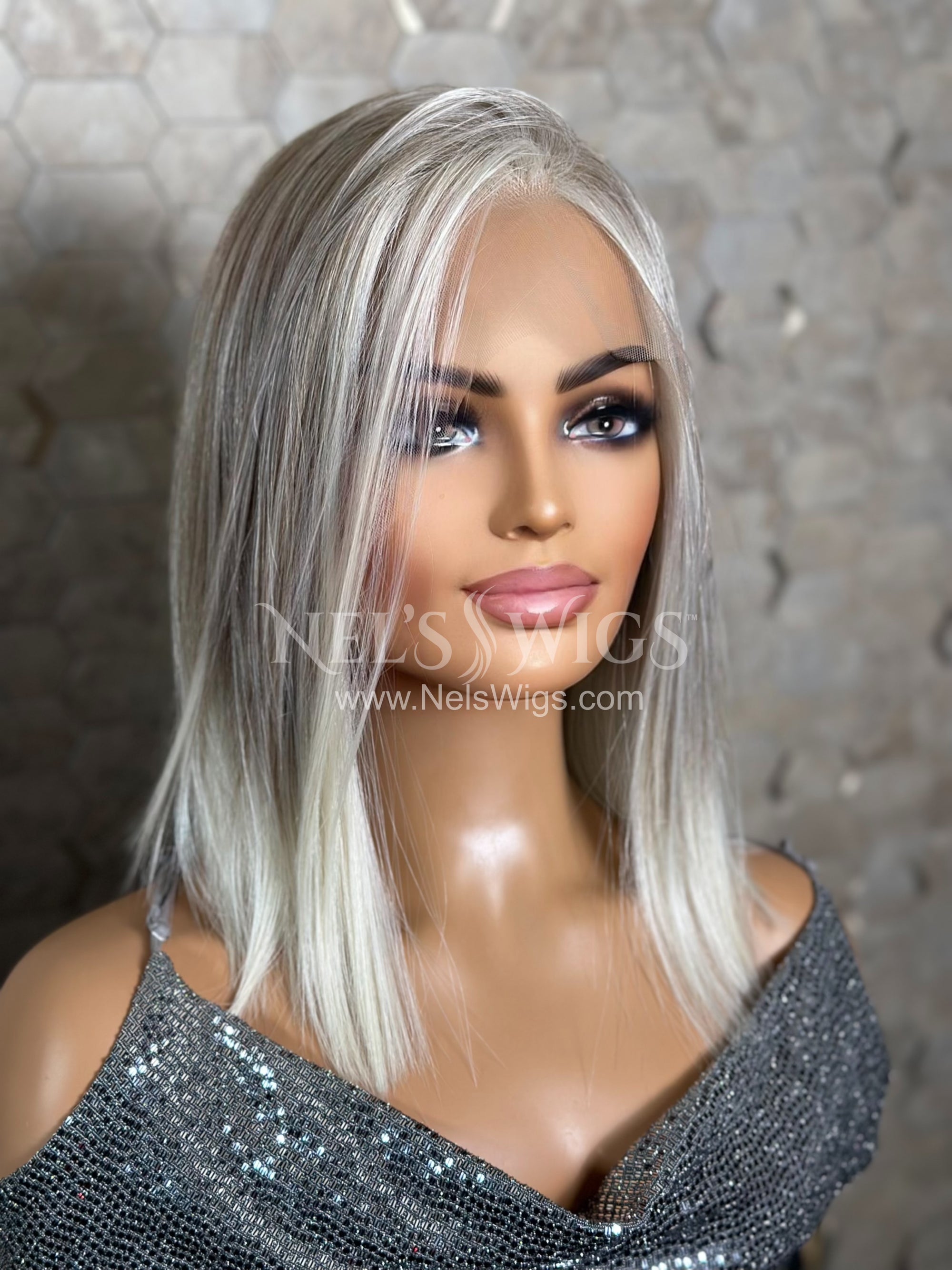 Malika 02 - Ashy Blonde with Money Pieces - 6" Deep Lace