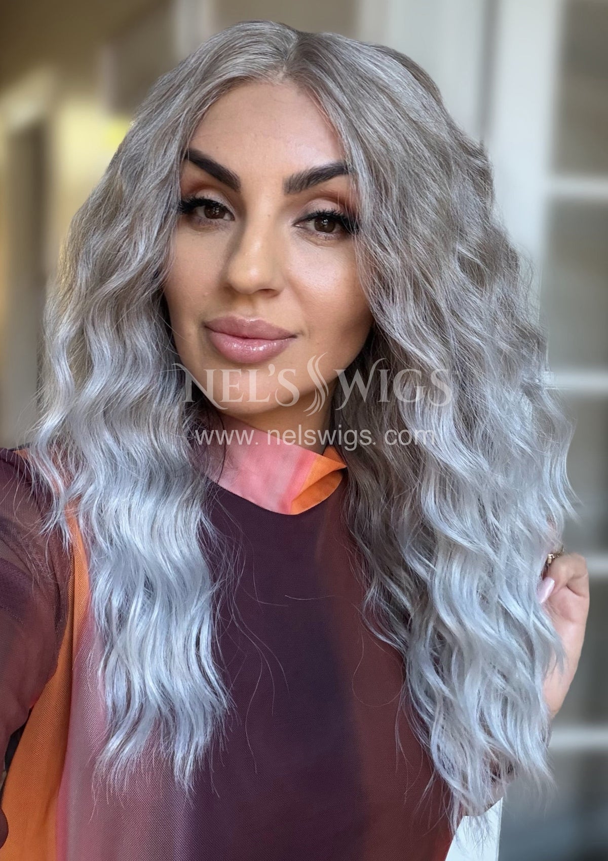 Ocean 02 - 23" - Silver and Smokey Beige Blend (Denise Release)