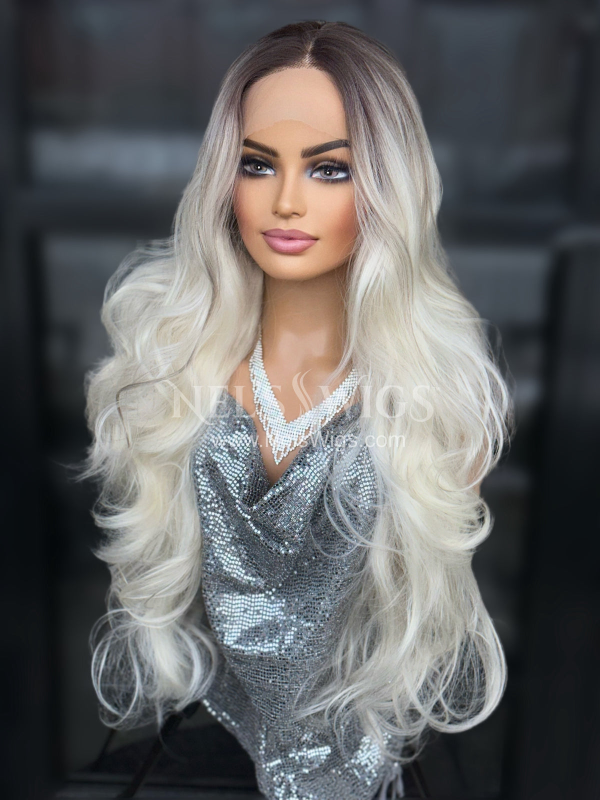 Hope - Icy Blonde with Lowlights