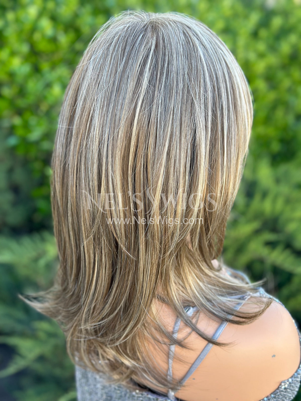 Amanda - Monofilament - Light Brunette and Blonde Mix