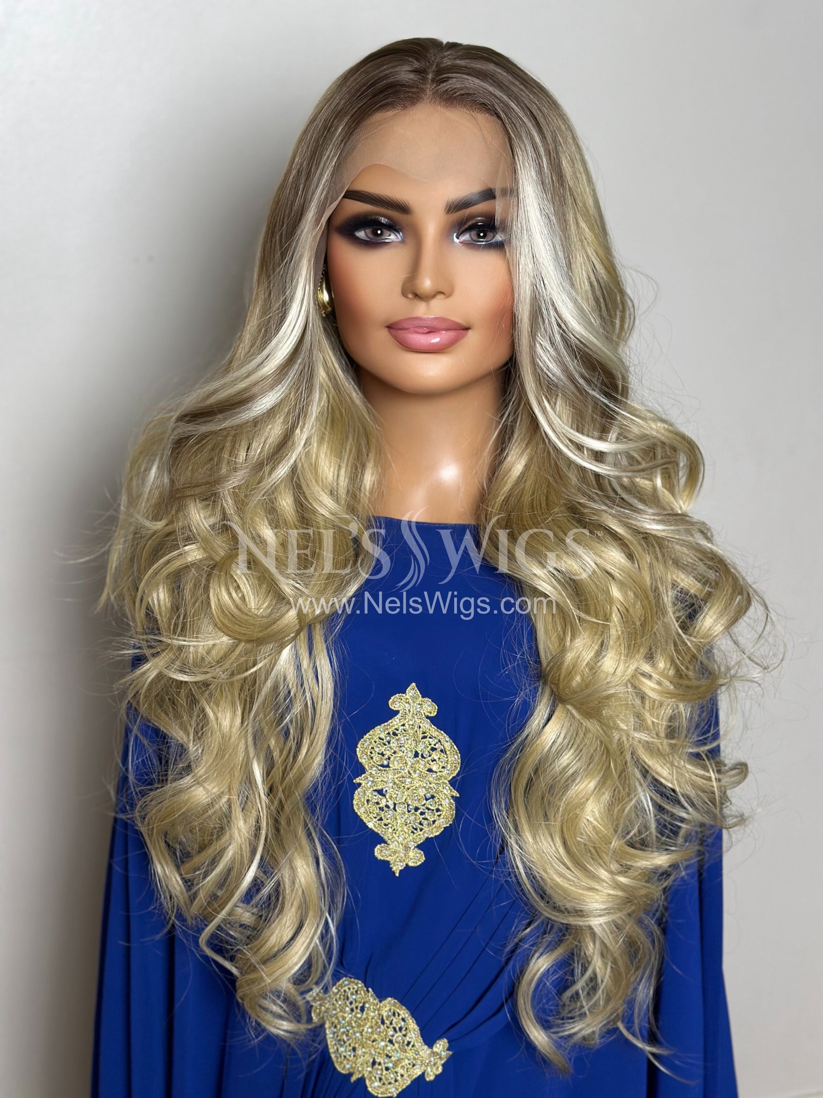 Stevi 04 - Long Golden Blonde with Lowlights - Final Sale (discontinued)