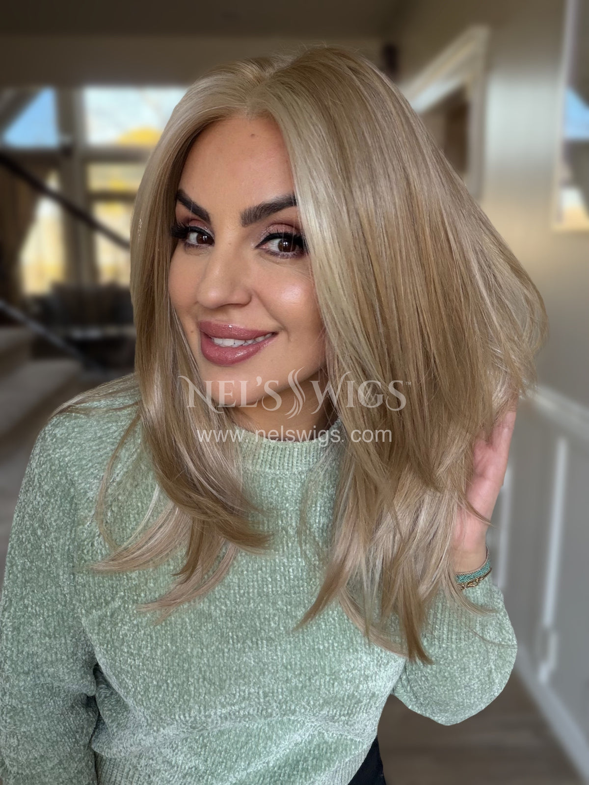 Raquel 02 - Monofilament - Medium Neutral Blonde