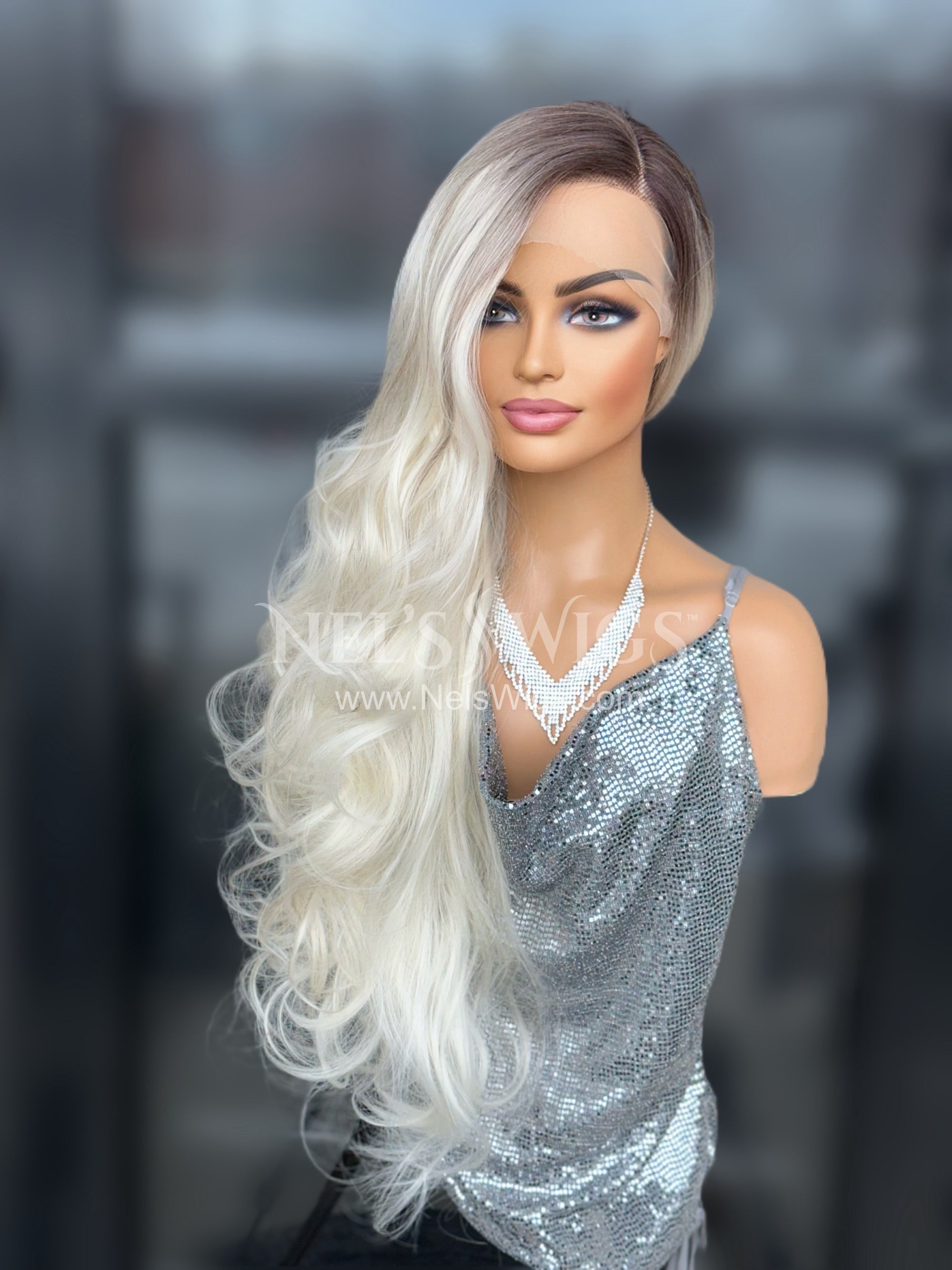 Hope - Icy Blonde with Lowlights