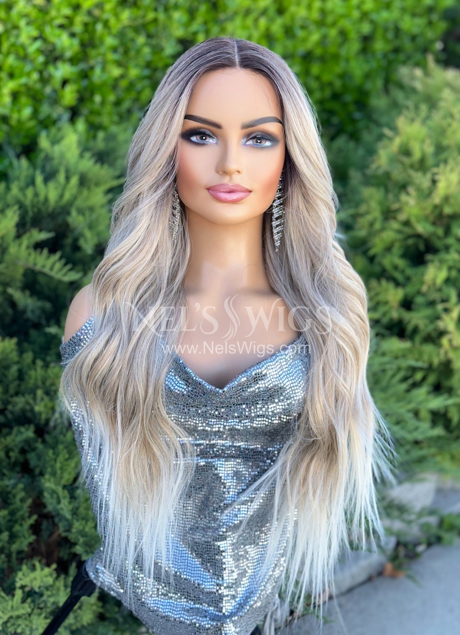 Bianca 03 - Cream and Icy Blonde  with Front Layers