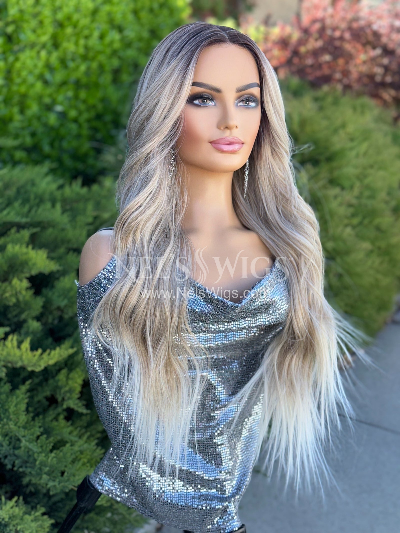 Bianca 03 - Cream and Icy Blonde  with Front Layers