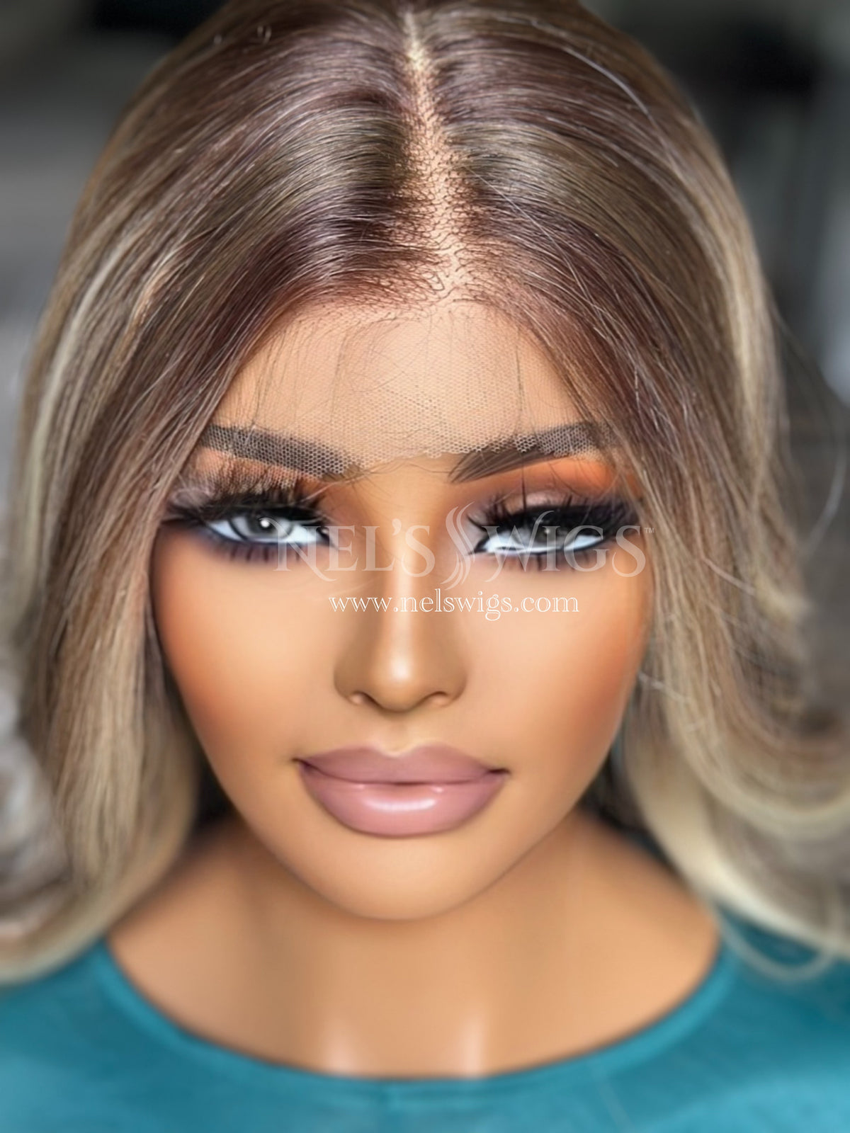 Bianca 09 - Warm Blonde with Light Brown Mix - Highlighted (lighter roots)