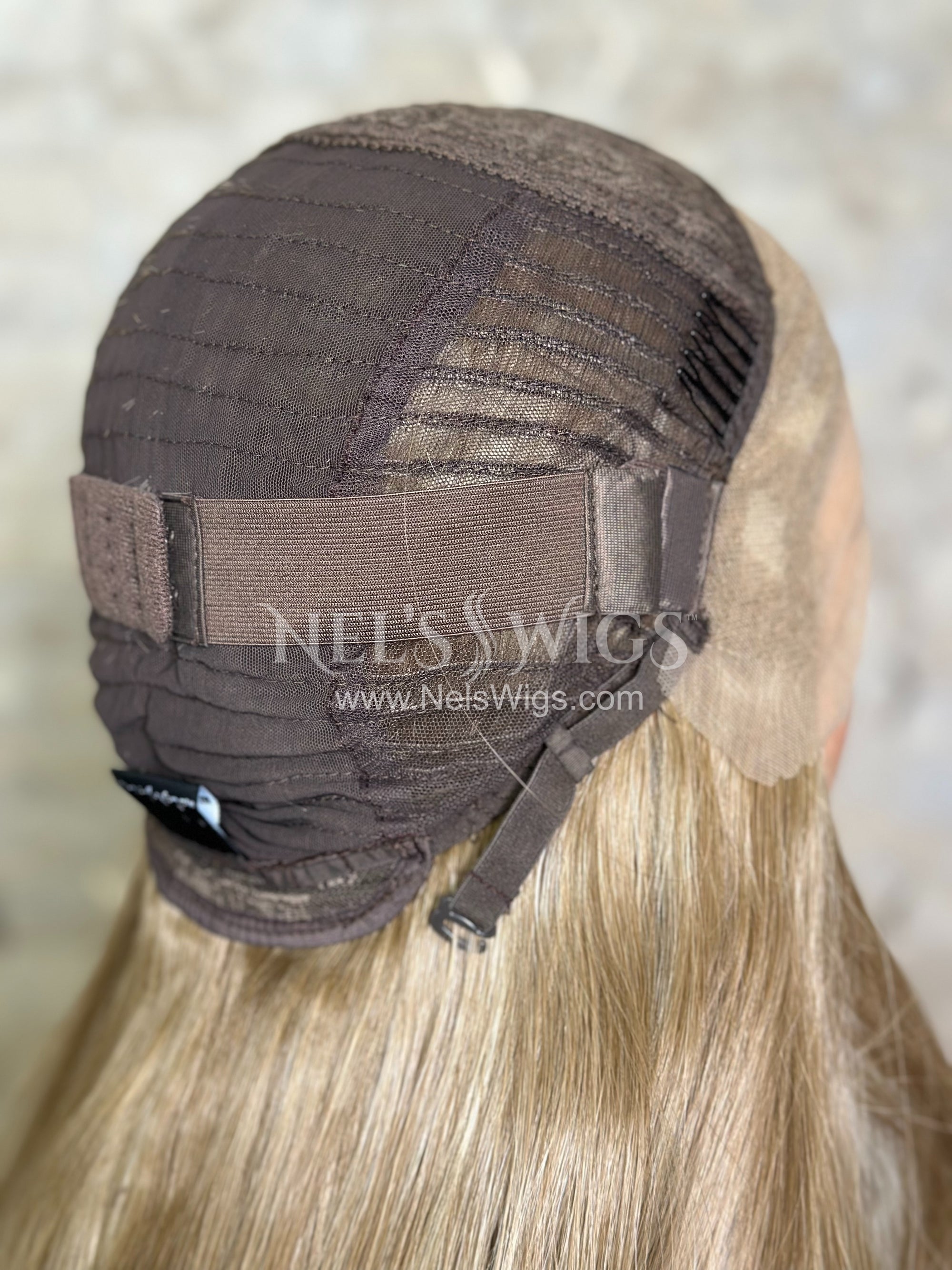 Tanya -  02/ Oval - Dark Dirty Blonde with Money Pieces