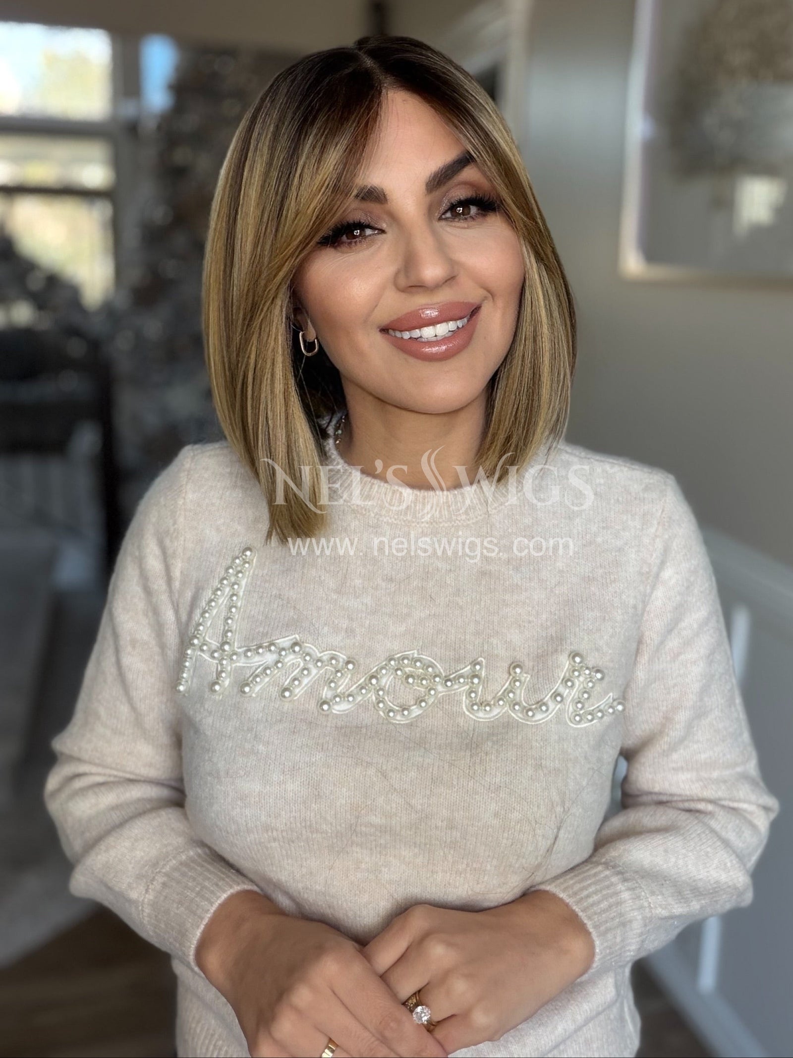 Felicity 04 - Dark Warm Blonde and Soft Brown Mix