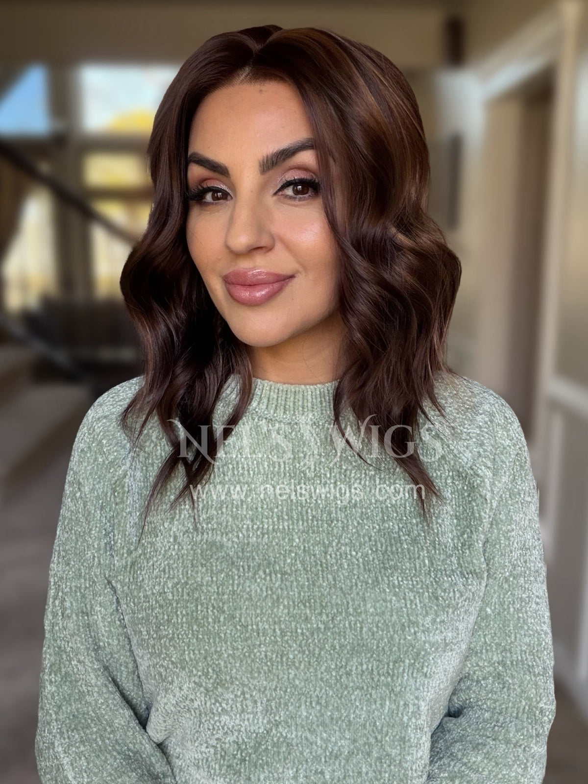 Cindy 03 - Average - Chocolate Brunette with Honey Caramel highlights