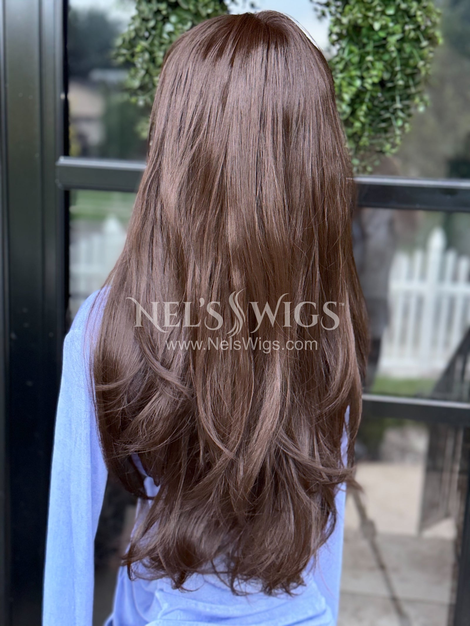 Taylor  - Brunette with Curtain Bangs - FINAL SALE (discontinued)