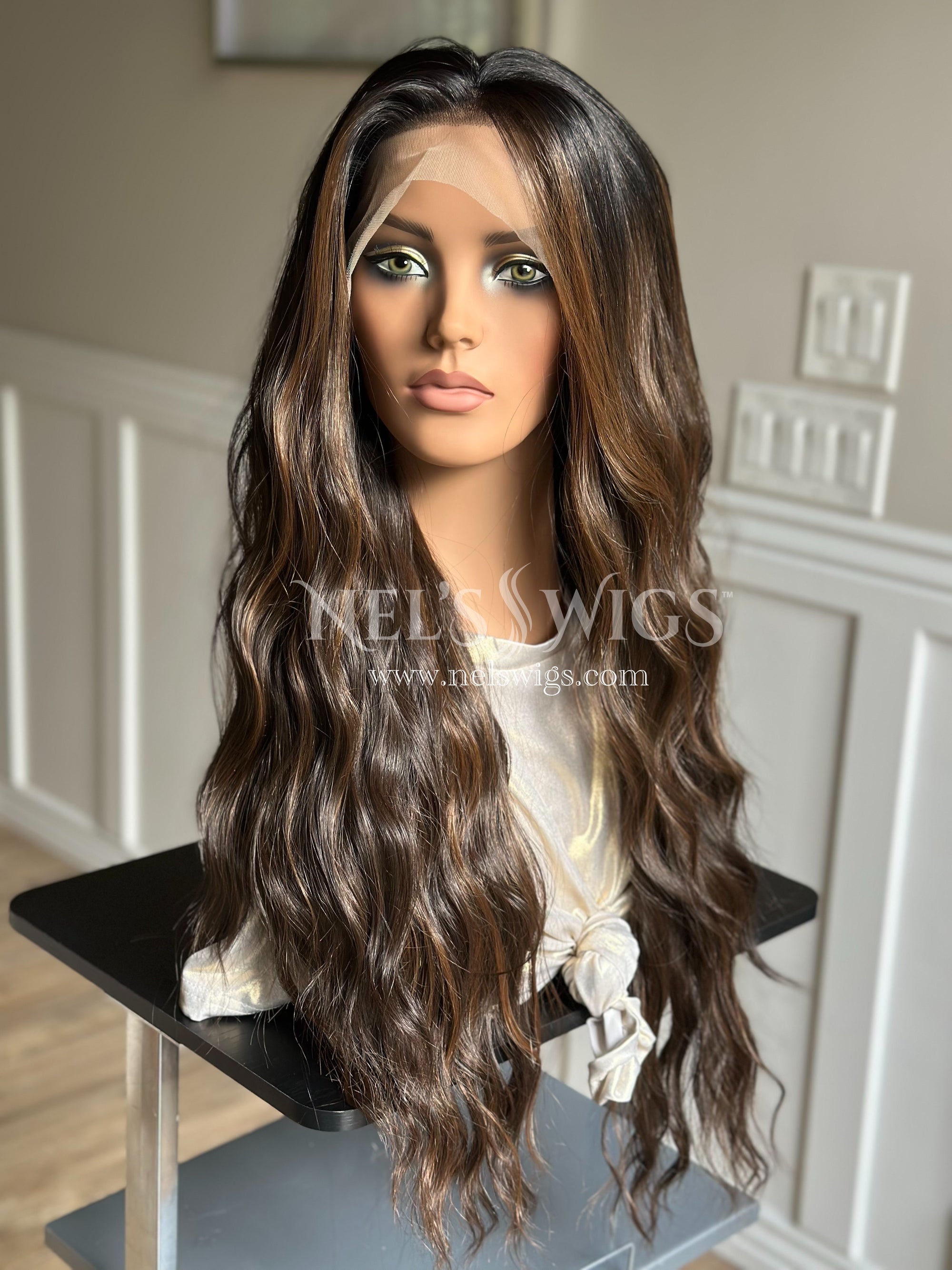 Jean 09 - Dark and Light Brunette Mix