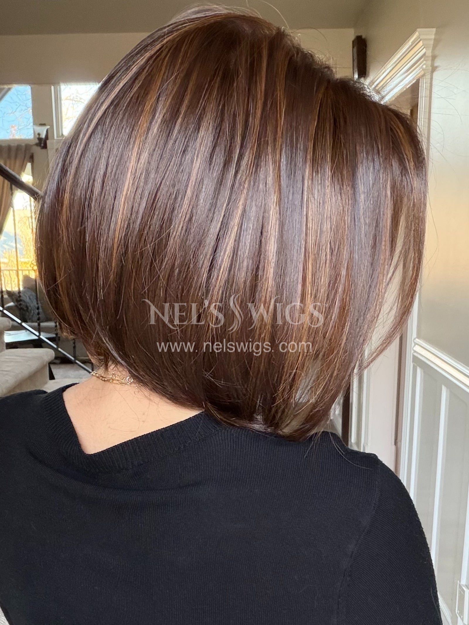 Nikki 08 - Warm Chocolate Brown with Highlights