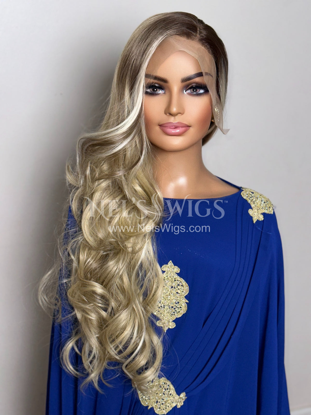 Stevi 04 - Long Golden Blonde with Lowlights - Final Sale (discontinued)