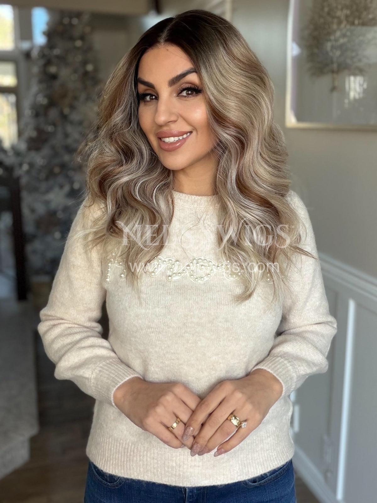 Leah 01 - Creamy Blonde and Subtle Red Copper Mix