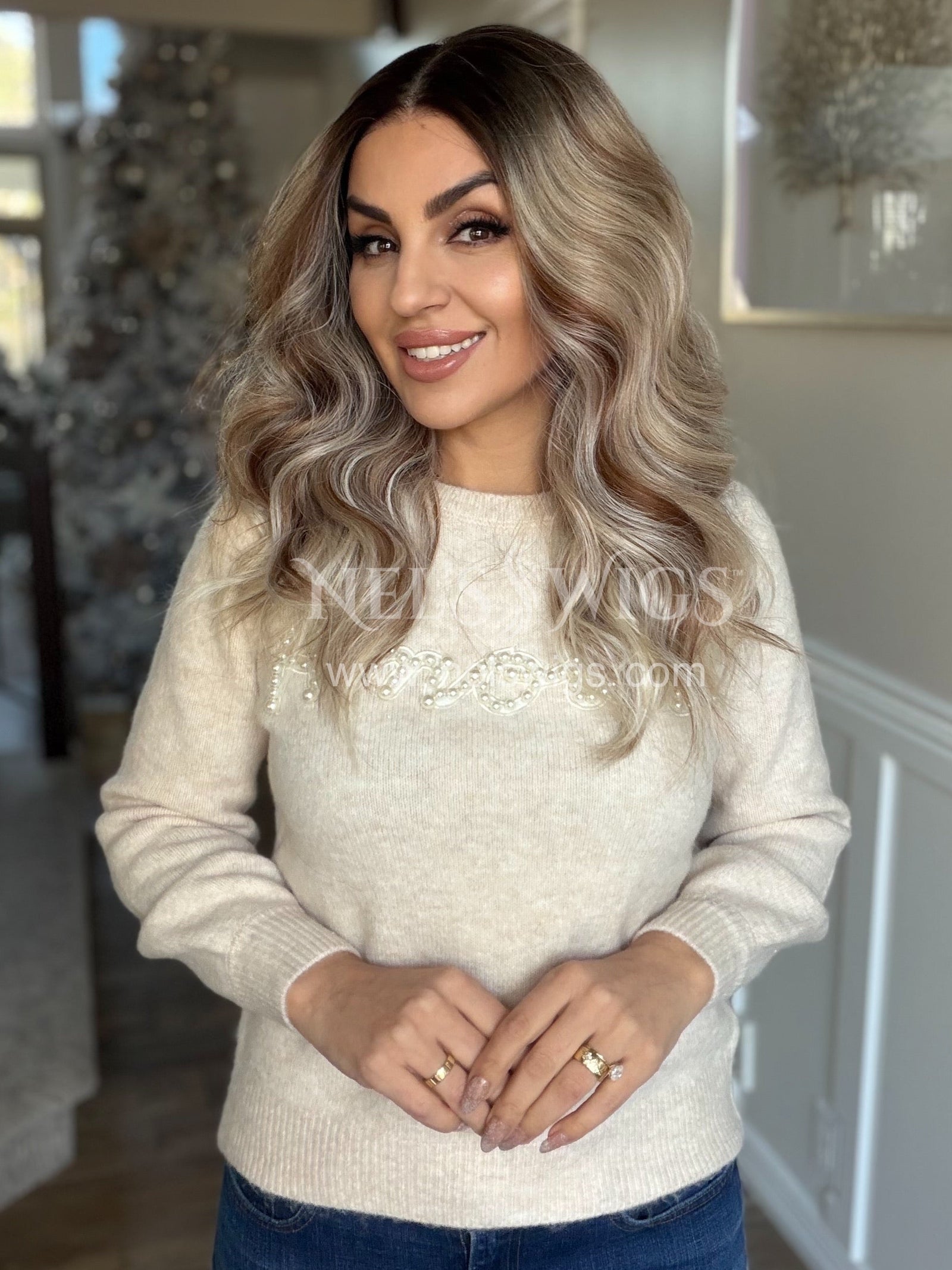 Leah 01 - Creamy Blonde and Subtle Red Copper Mix