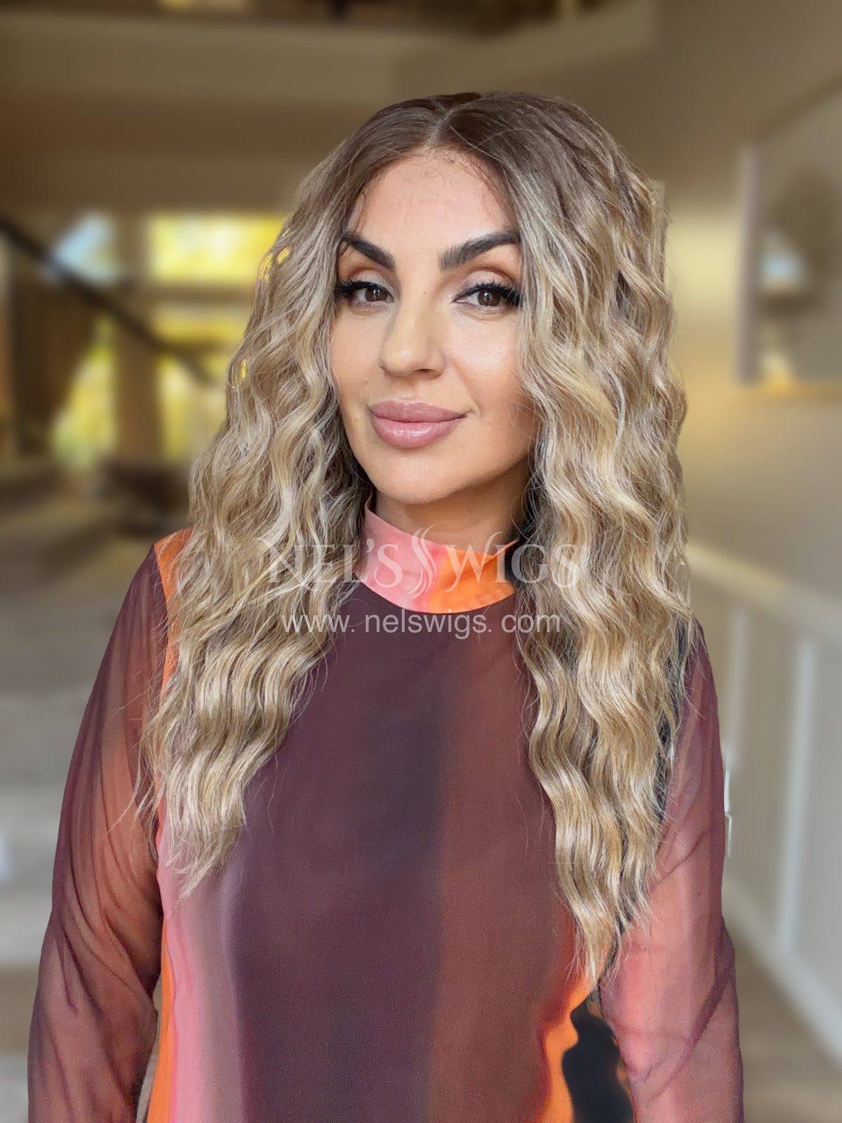 Ocean 01 - 23&quot; - Medium Blonde with Money Pieces