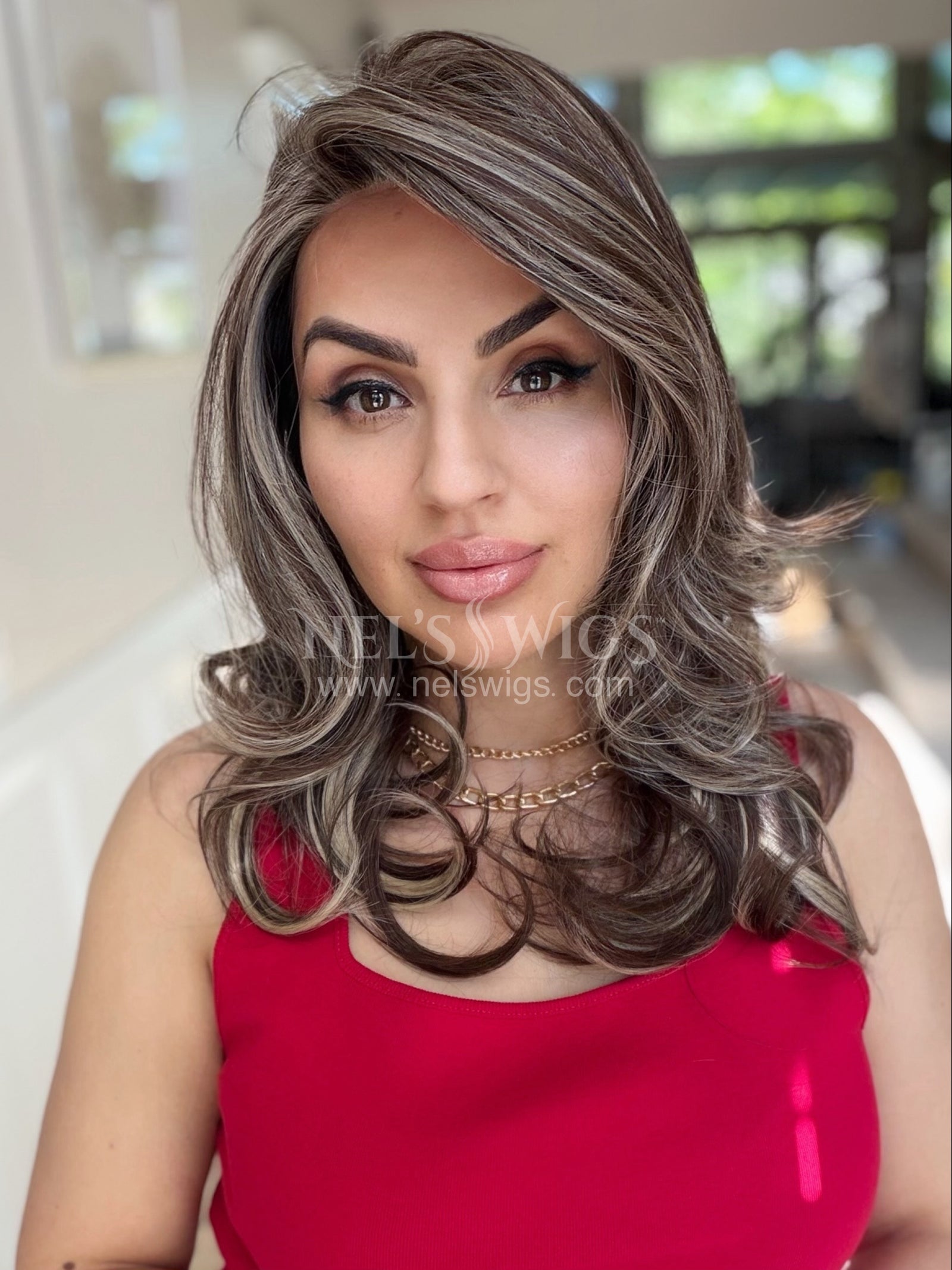 Toronto 02 - Chocolate Brown with Heavy Ashy Neutral Blonde Highlights