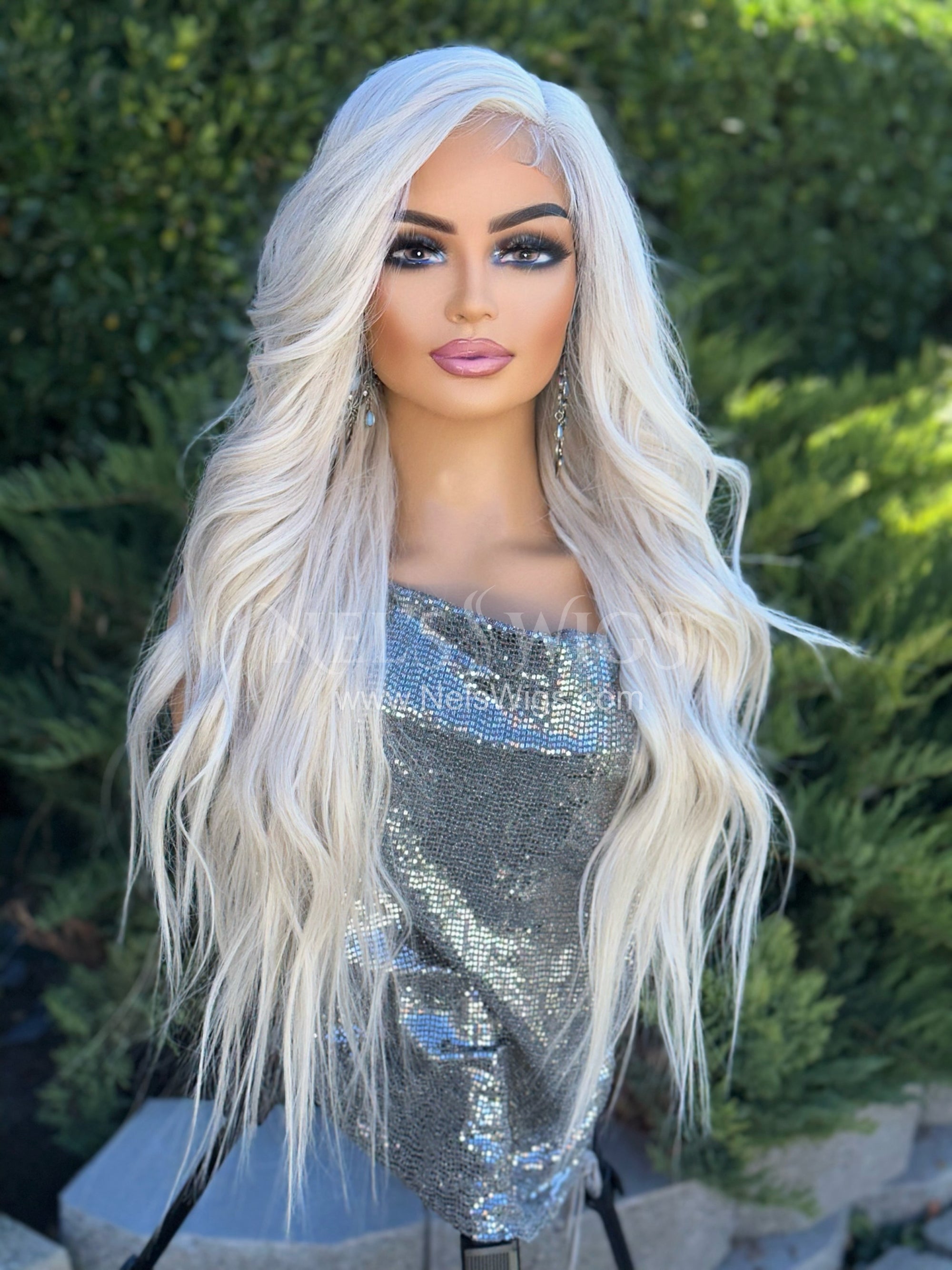 Bianca - Ice and Warm Blonde Blended with Front Layers