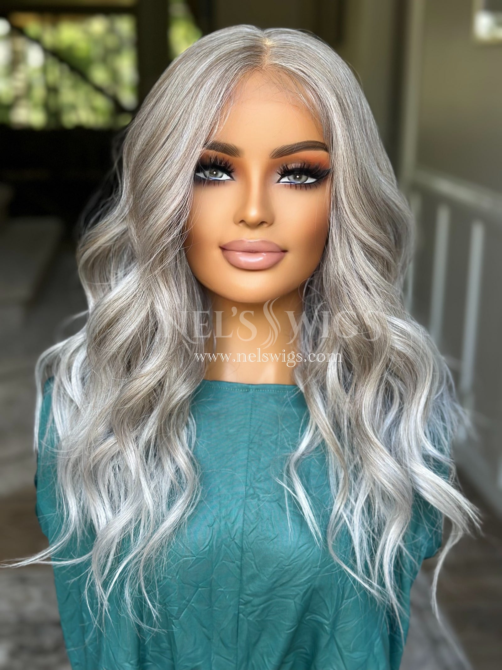 Ariana 06  - Silver & Smokey Beige blend