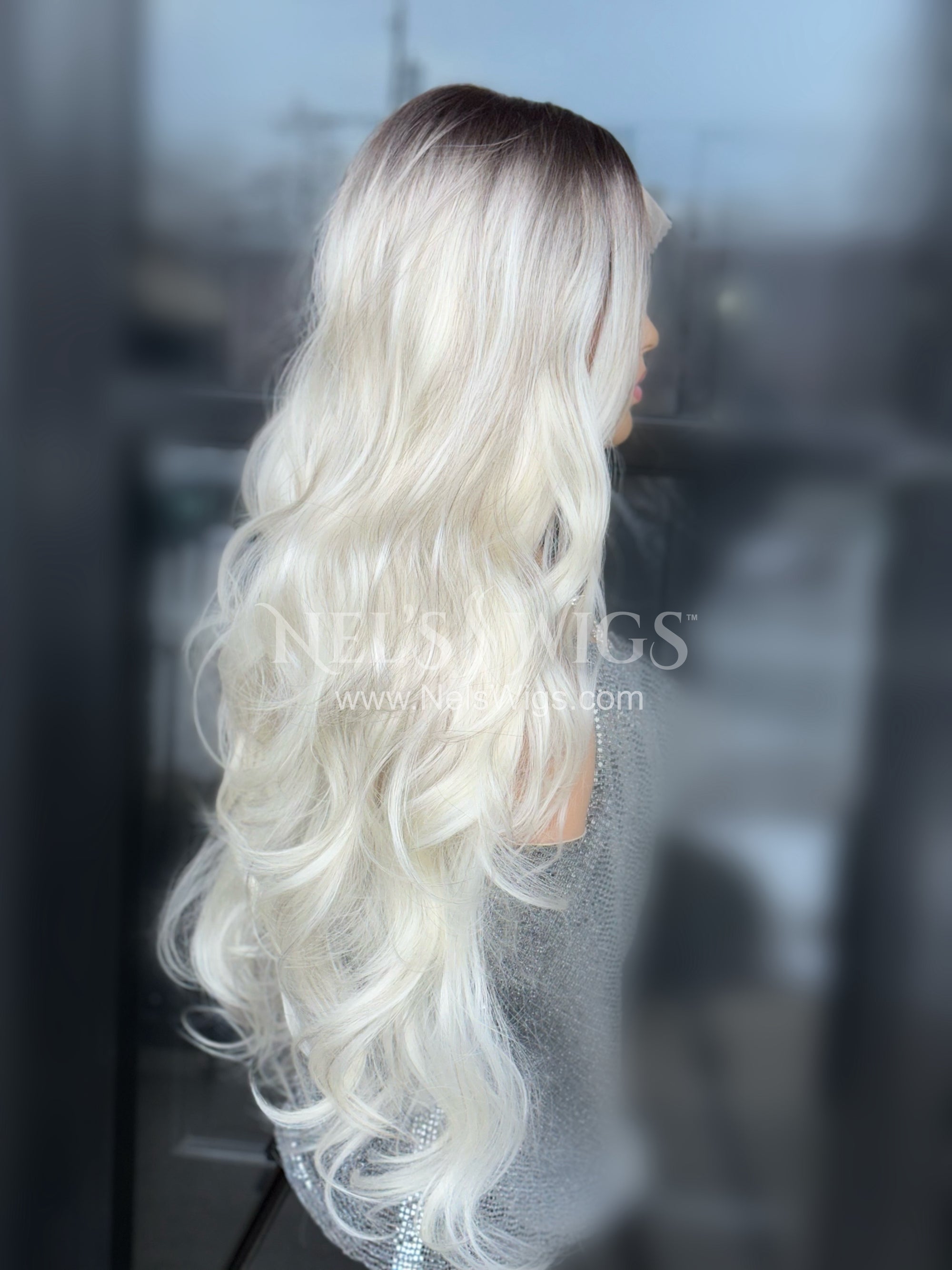 Hope - Icy Blonde with Lowlights