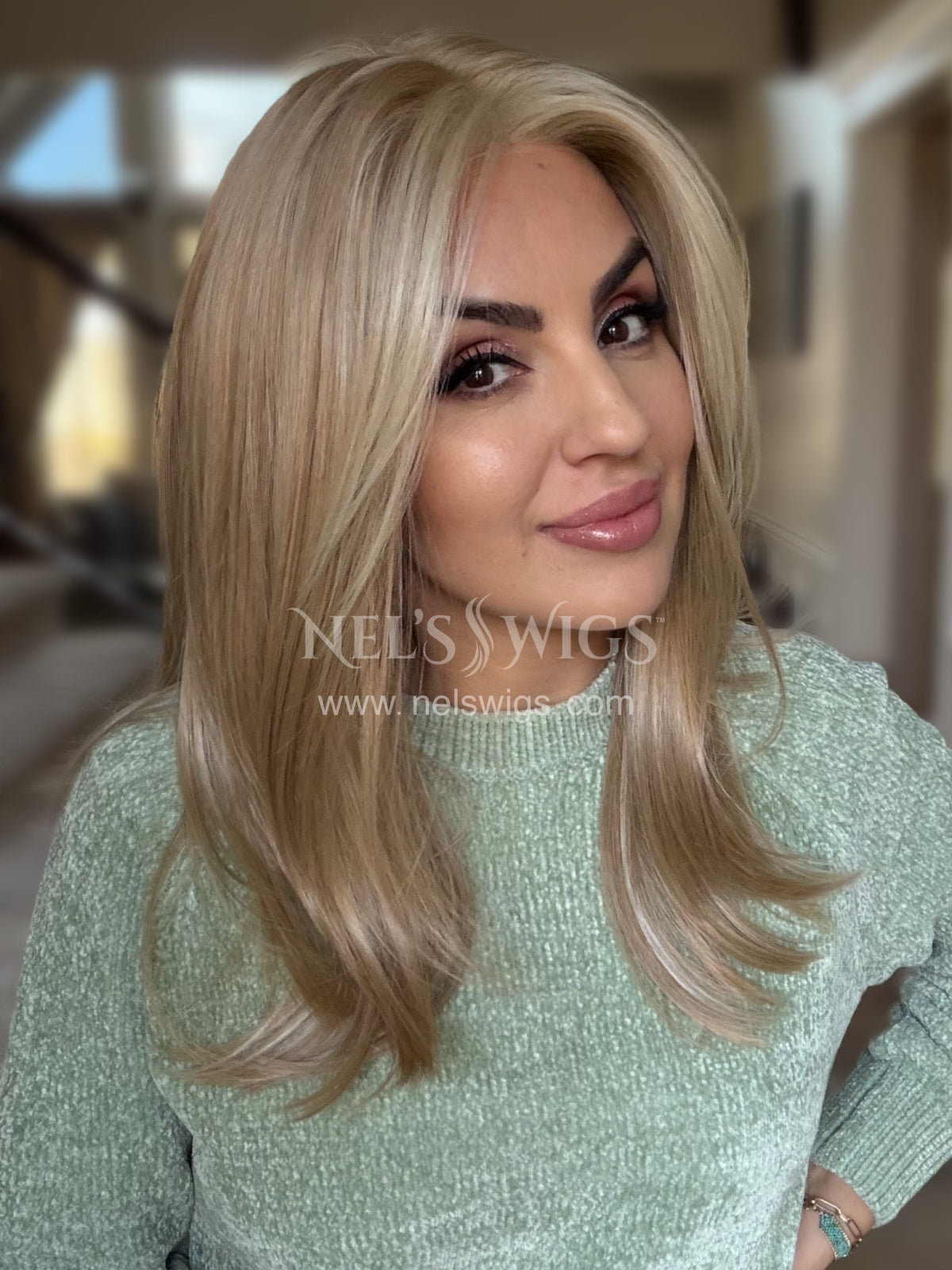 Raquel 02 - Monofilament - Medium Neutral Blonde