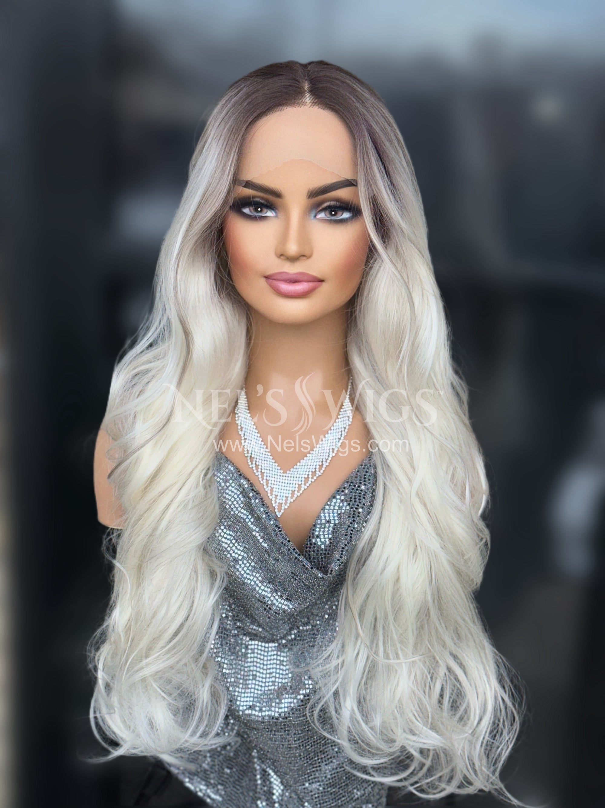 Hope - Icy Blonde with Lowlights