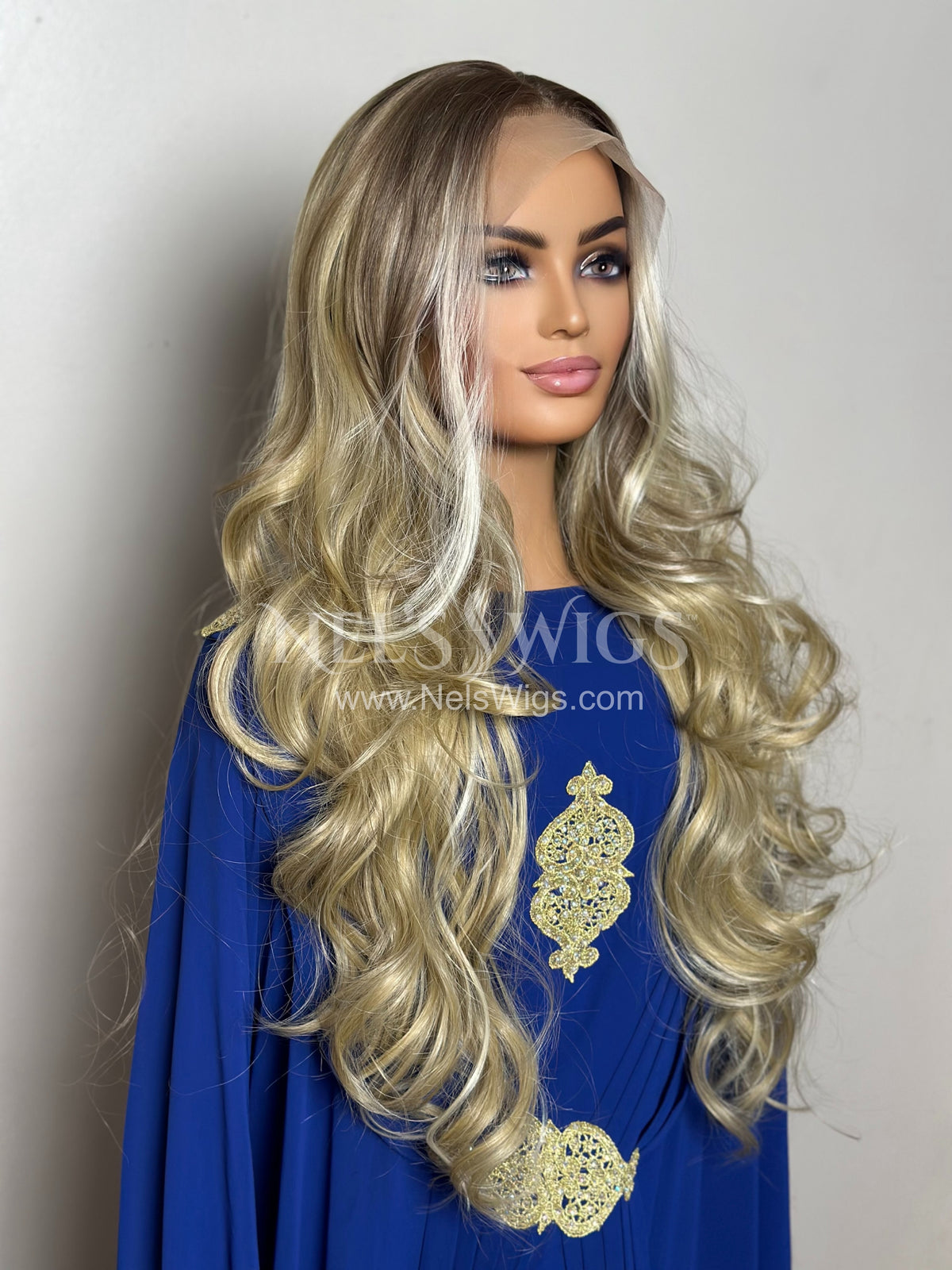 Stevi 04 - Long Golden Blonde with Lowlights - Final Sale (discontinued)
