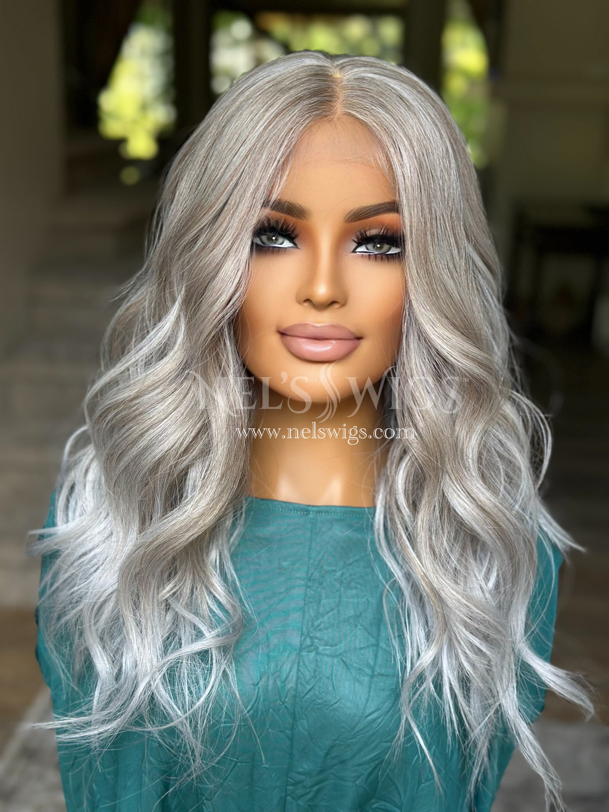 Ariana 06  - Silver & Smokey Beige blend