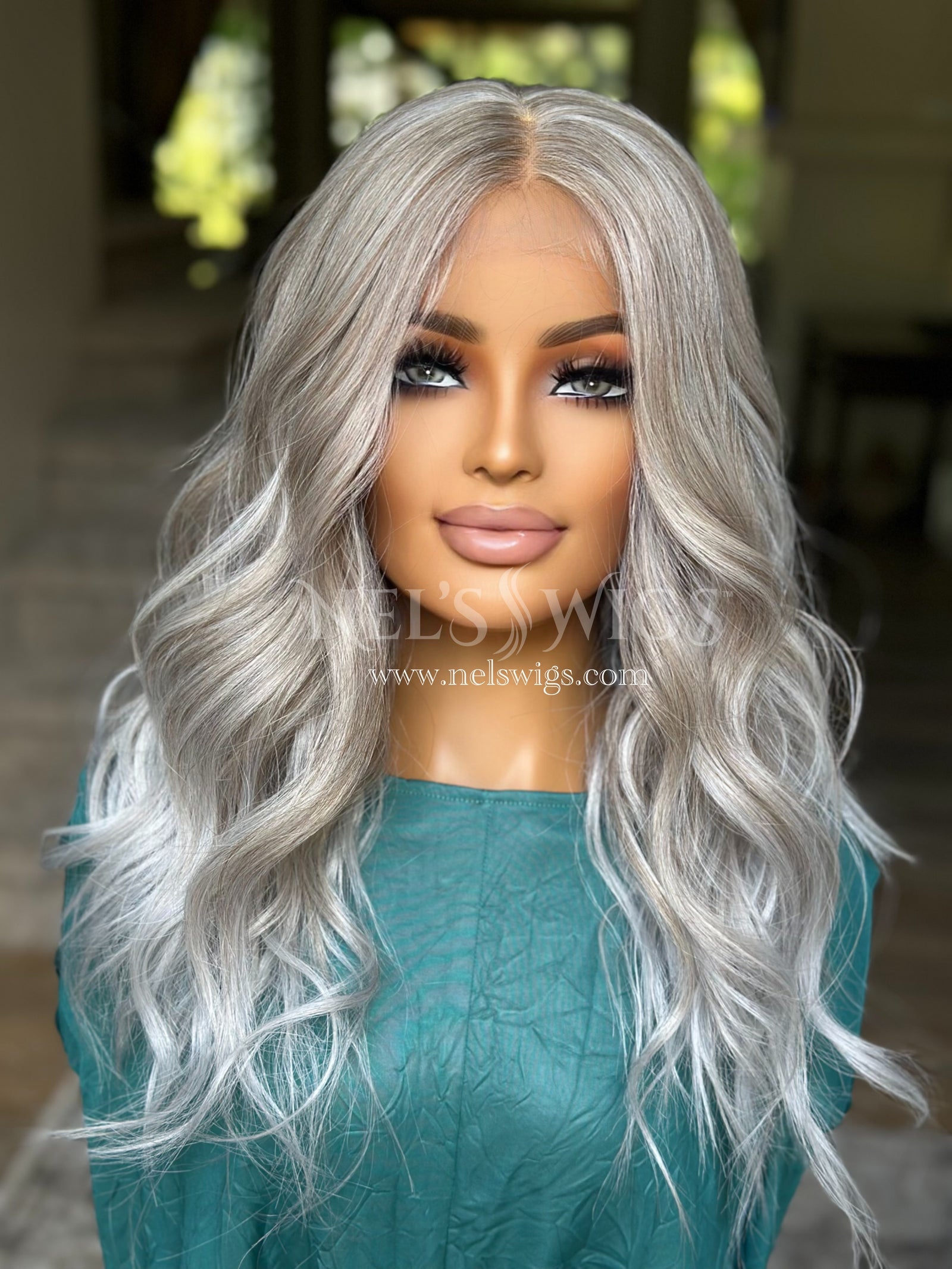 Ariana 06  - Silver & Smokey Beige blend