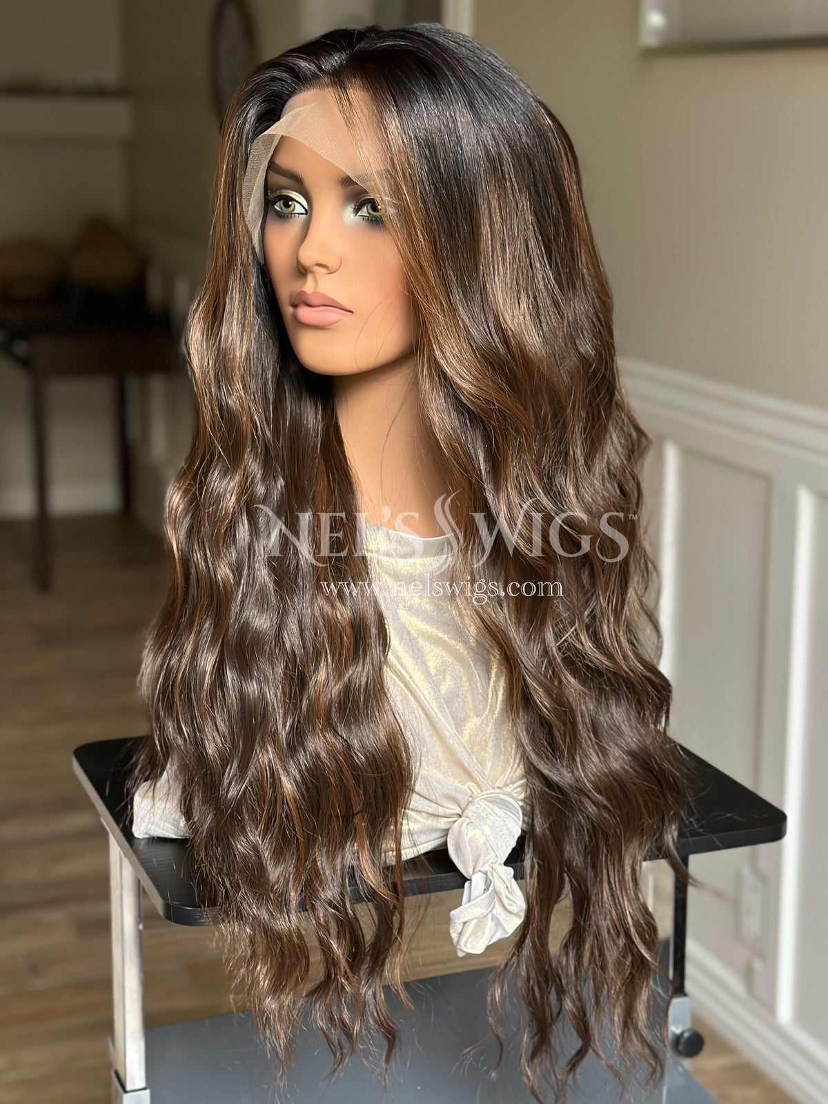 Jean 09 - Dark and Light Brunette Mix