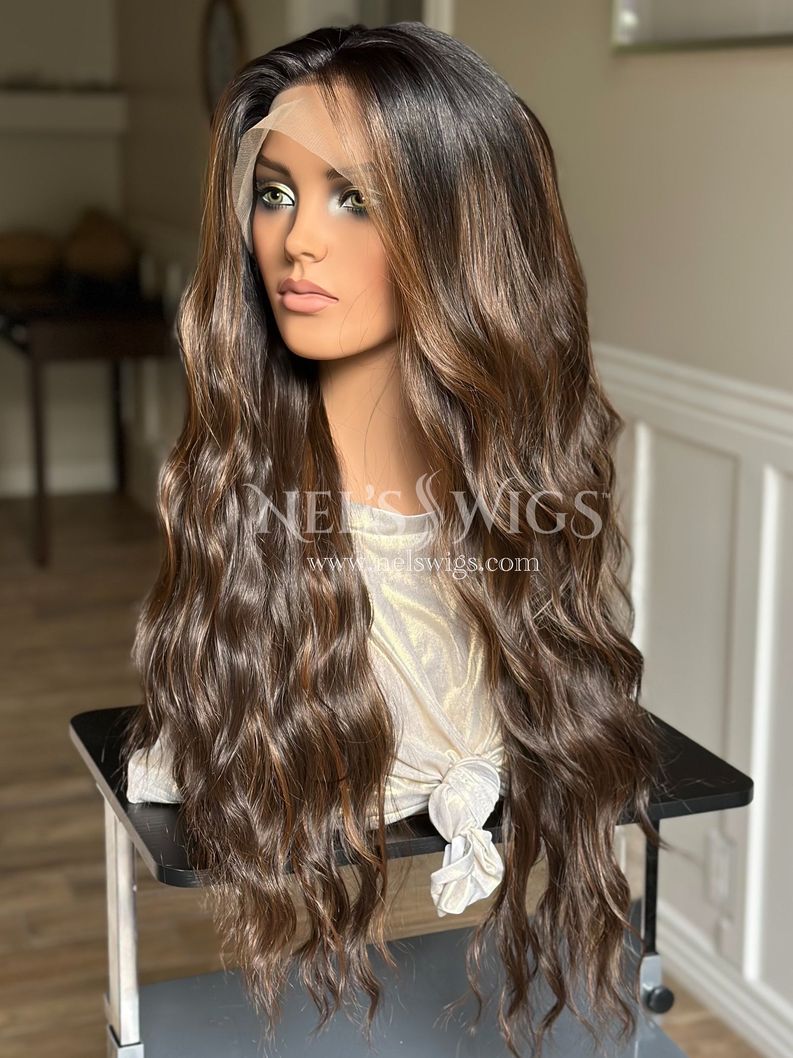 Jean 09 - Dark and Light Brunette Mix