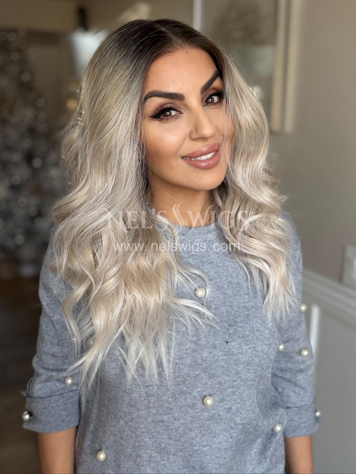 Leah 03 - Champaign Blonde with Icy Vanilla Finish