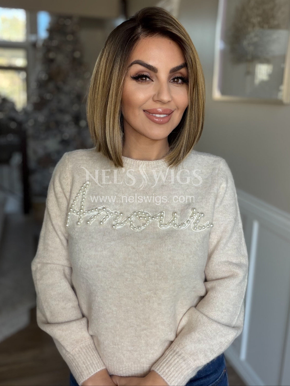 Felicity 04 - Dark Warm Blonde and Soft Brown Mix