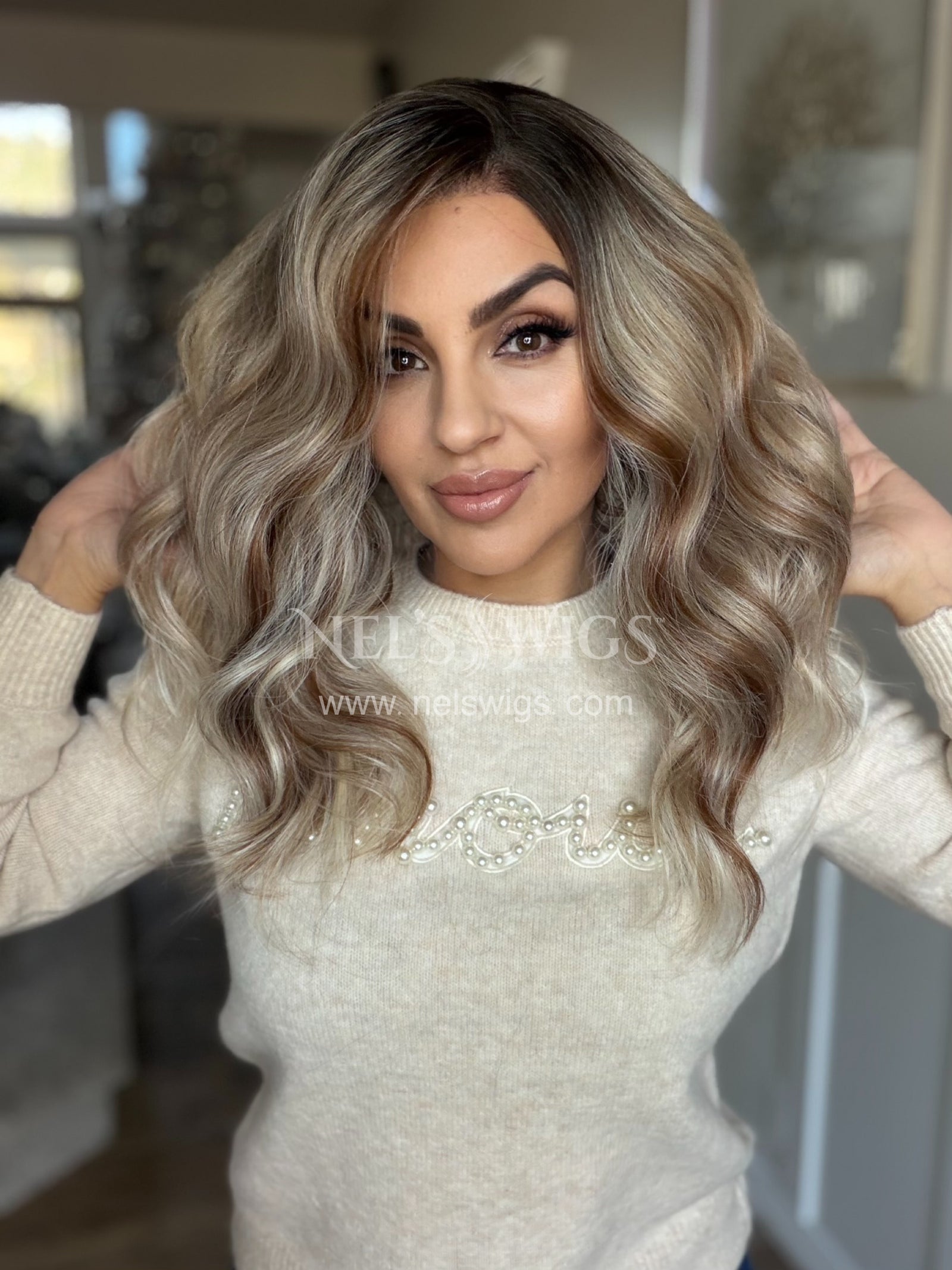 Leah 01 - Creamy Blonde and Subtle Red Copper Mix