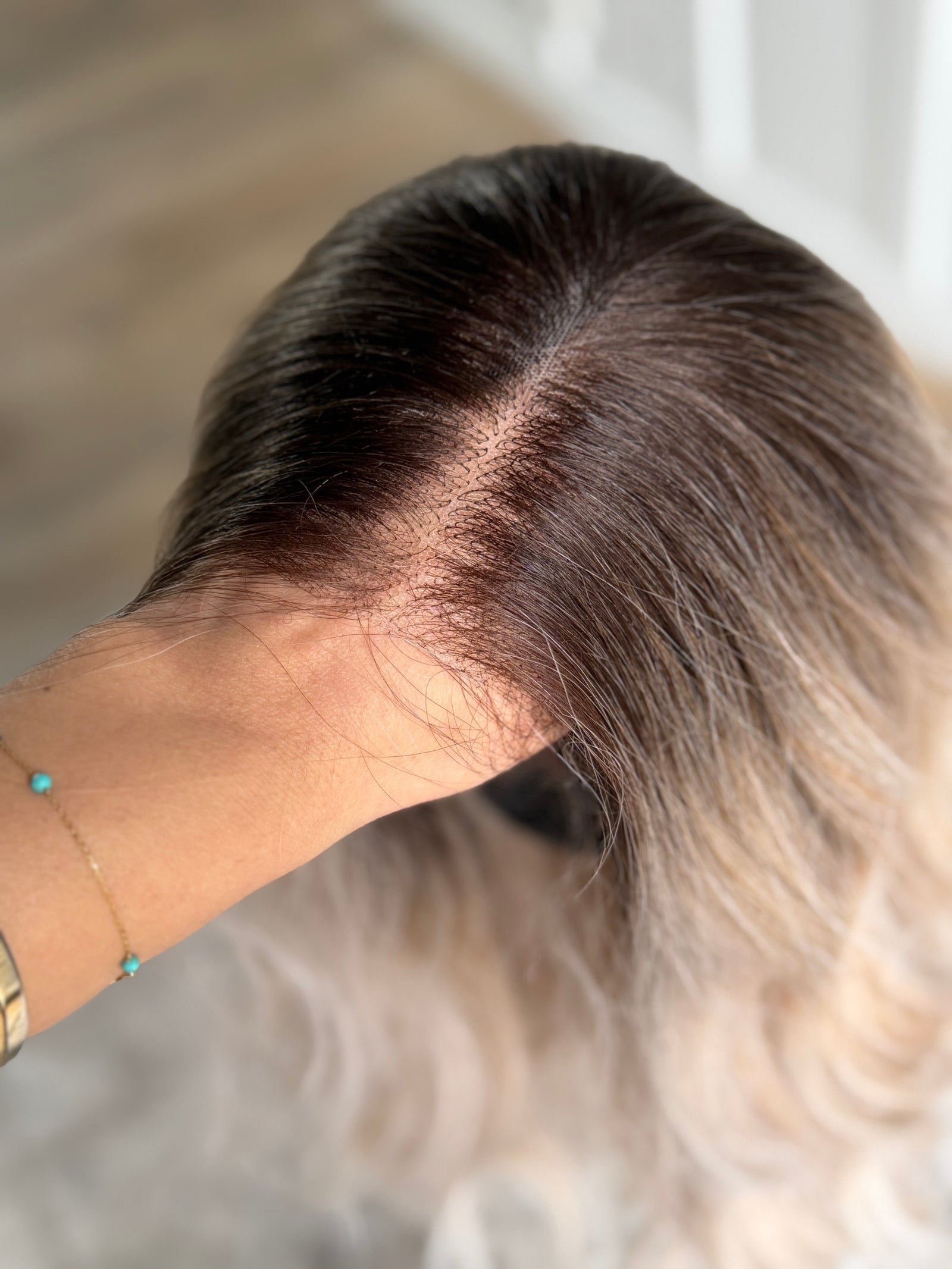 Leah 03 - Champaign Blonde with Icy Vanilla Finish