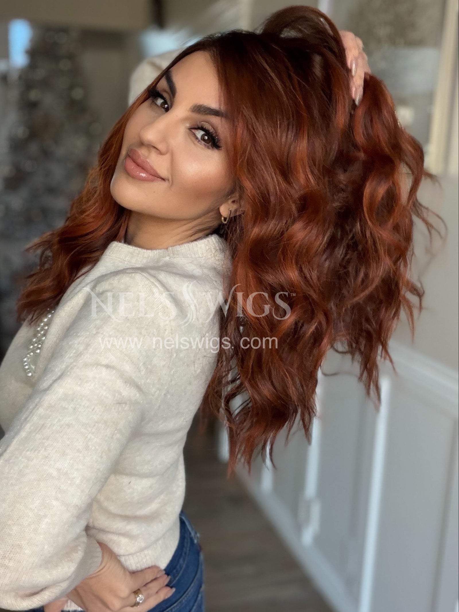 Leah 02 - Deep Auburn Copper Mix