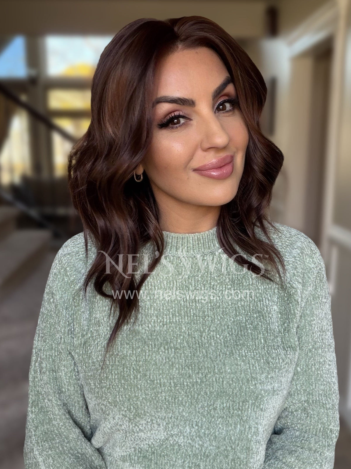 Cindy 03 - Average - Chocolate Brunette with Honey Caramel highlights