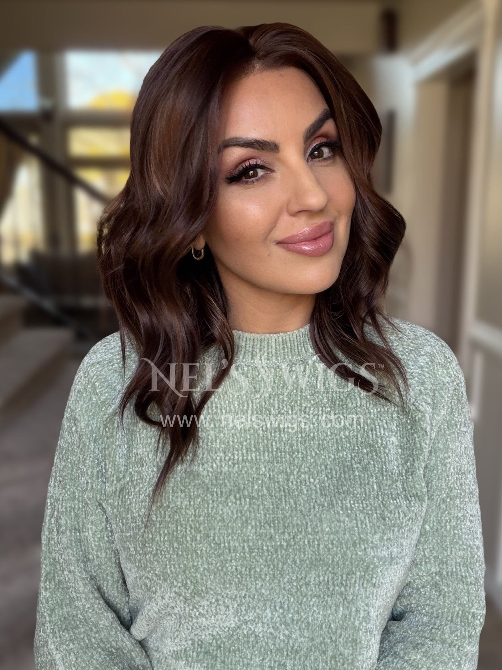 Cindy 03 - Average - Chocolate Brunette with Honey Caramel highlights